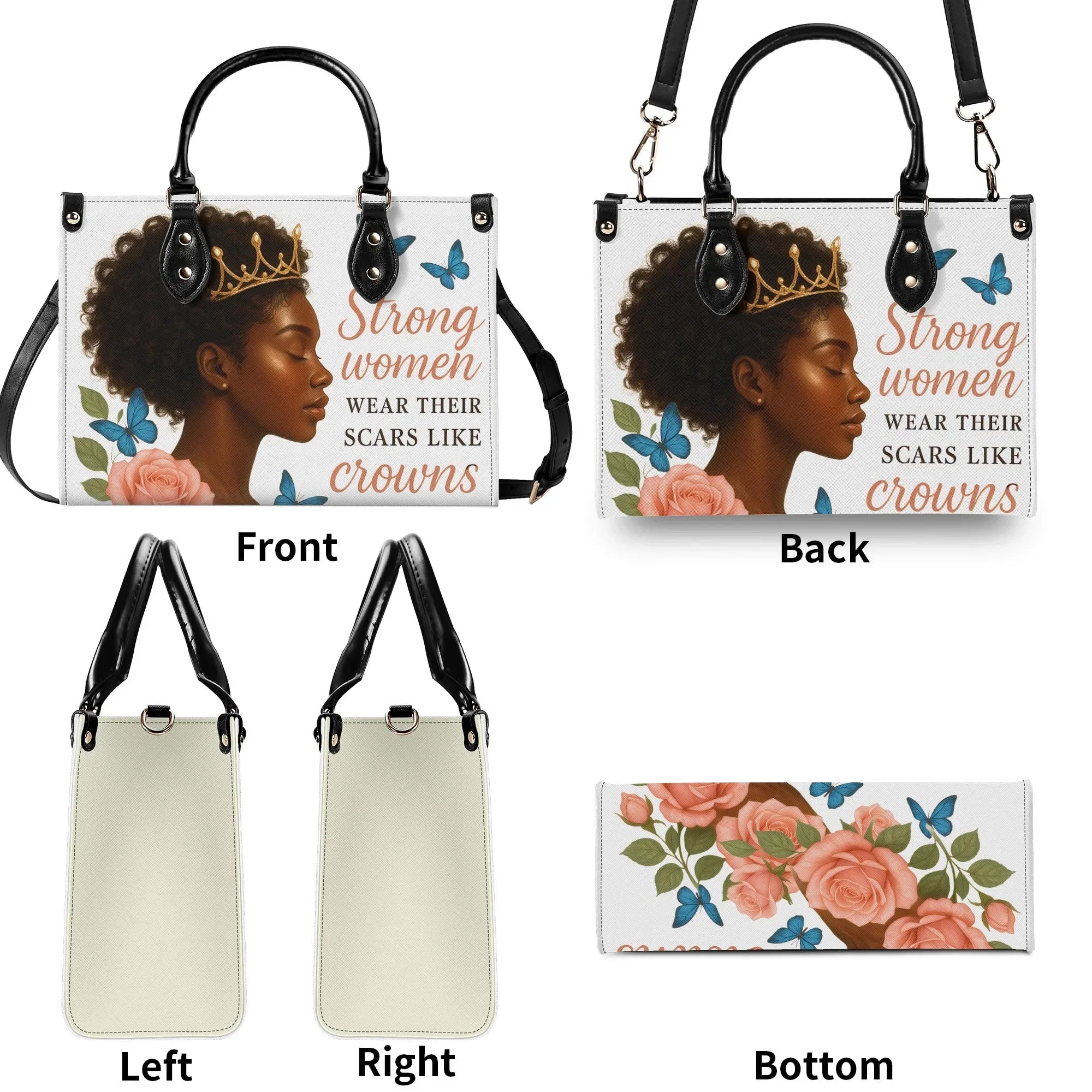 New Version-Luxury Women Twill Faux Leather Handbag - DiwaKi