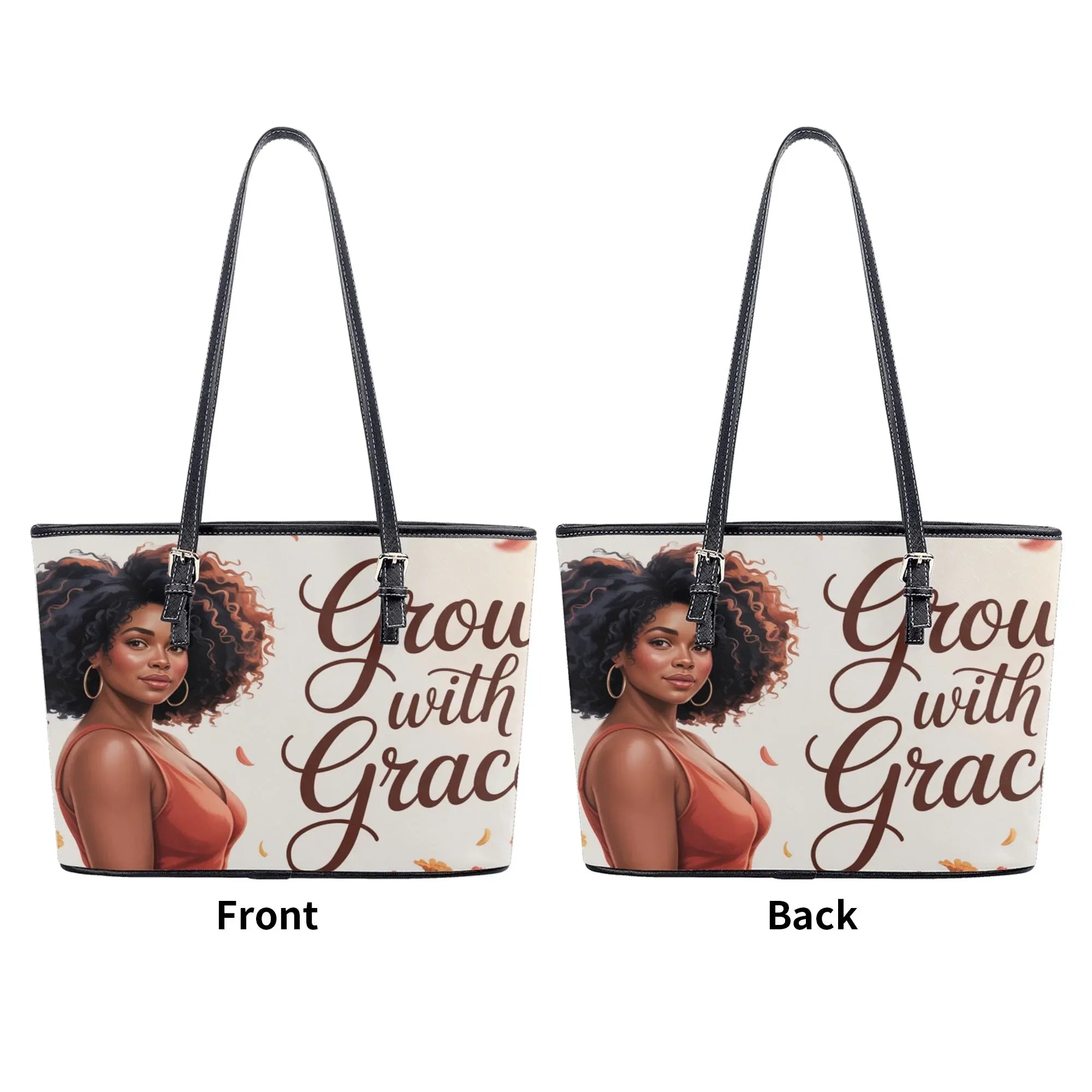 PU Leather Tote Bag - DiwaKi