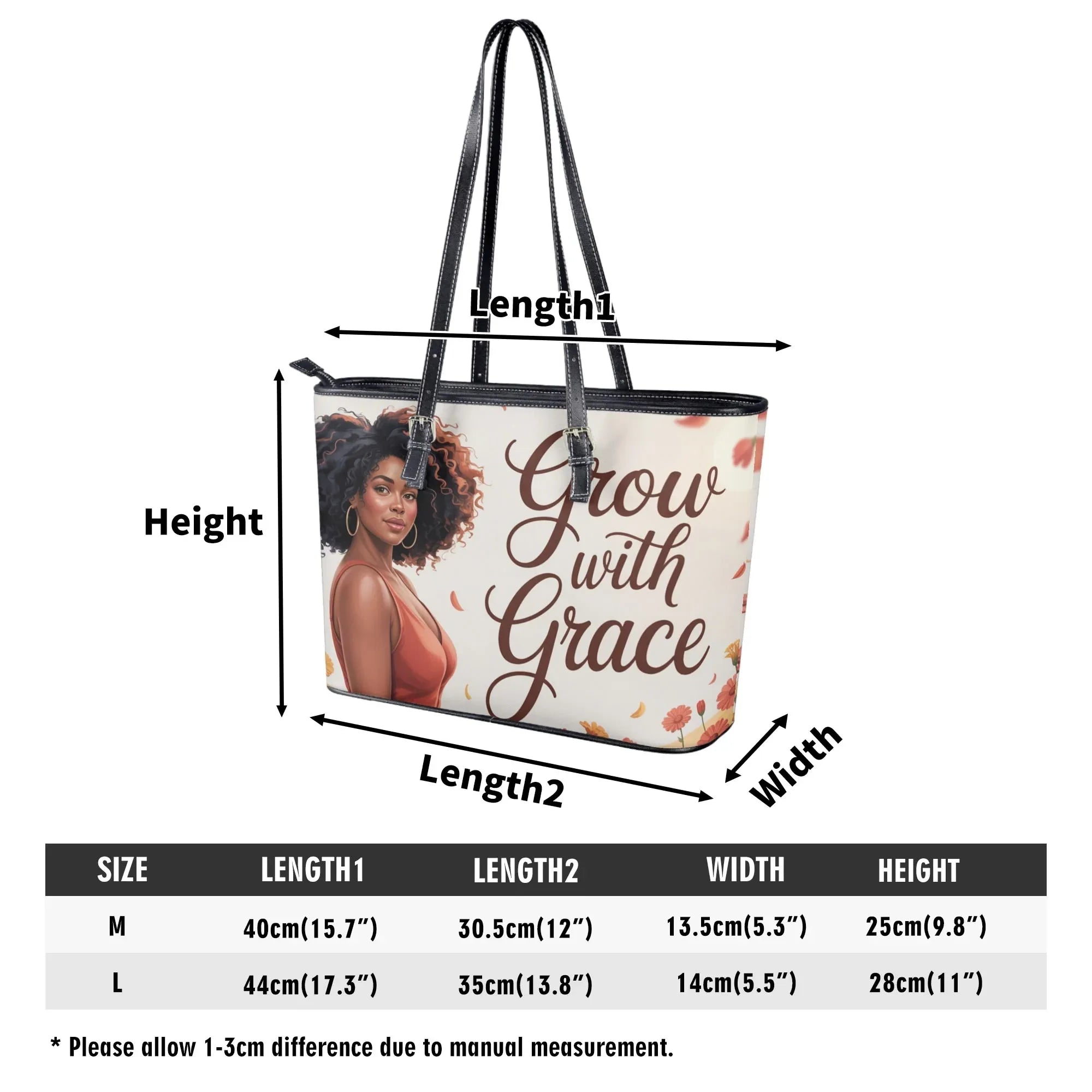 PU Leather Tote Bag - DiwaKi