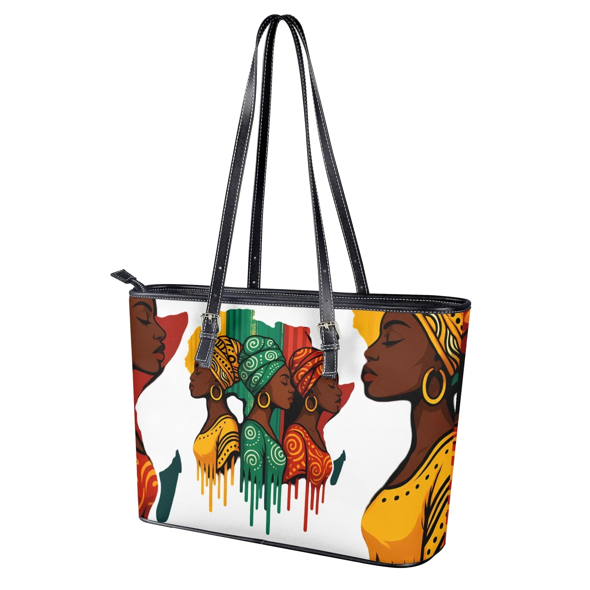 PU Leather Tote Bag - DiwaKi