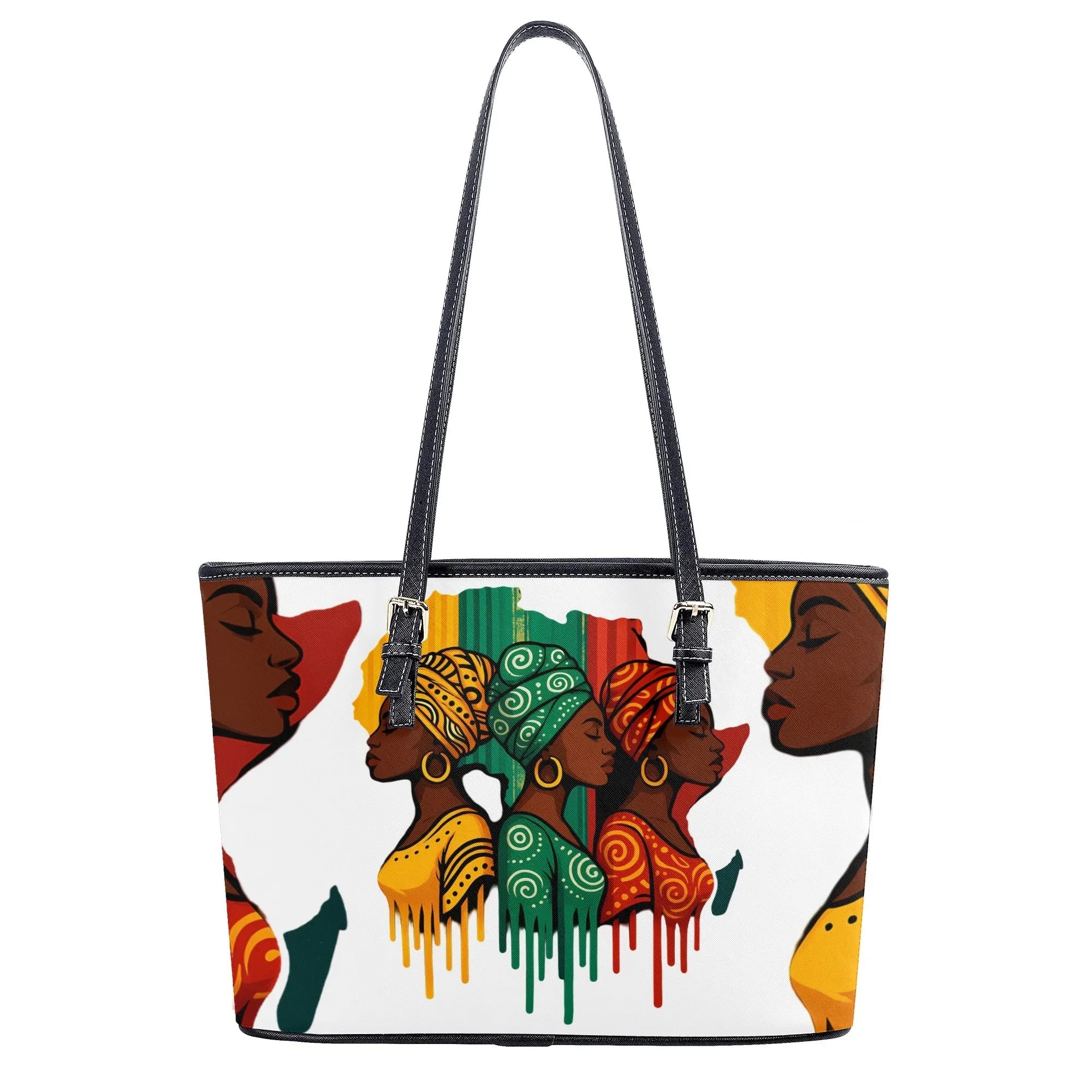 PU Leather Tote Bag - DiwaKi