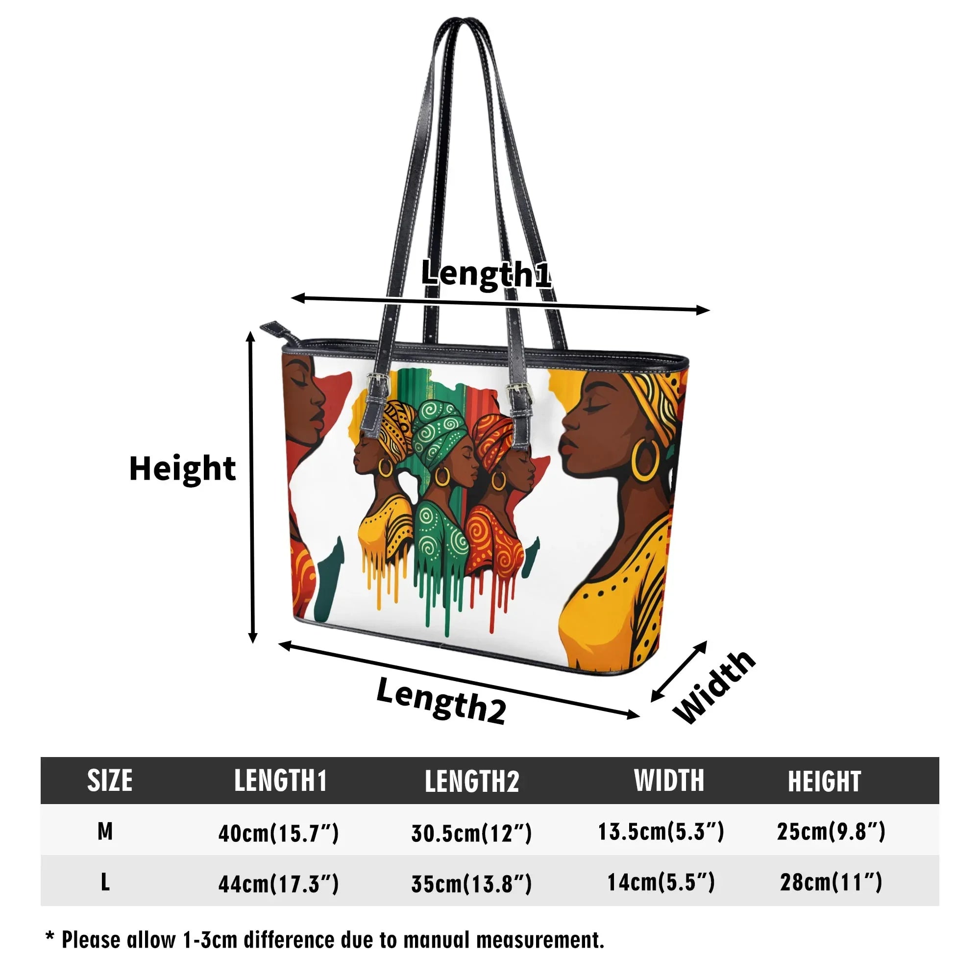 PU Leather Tote Bag - DiwaKi
