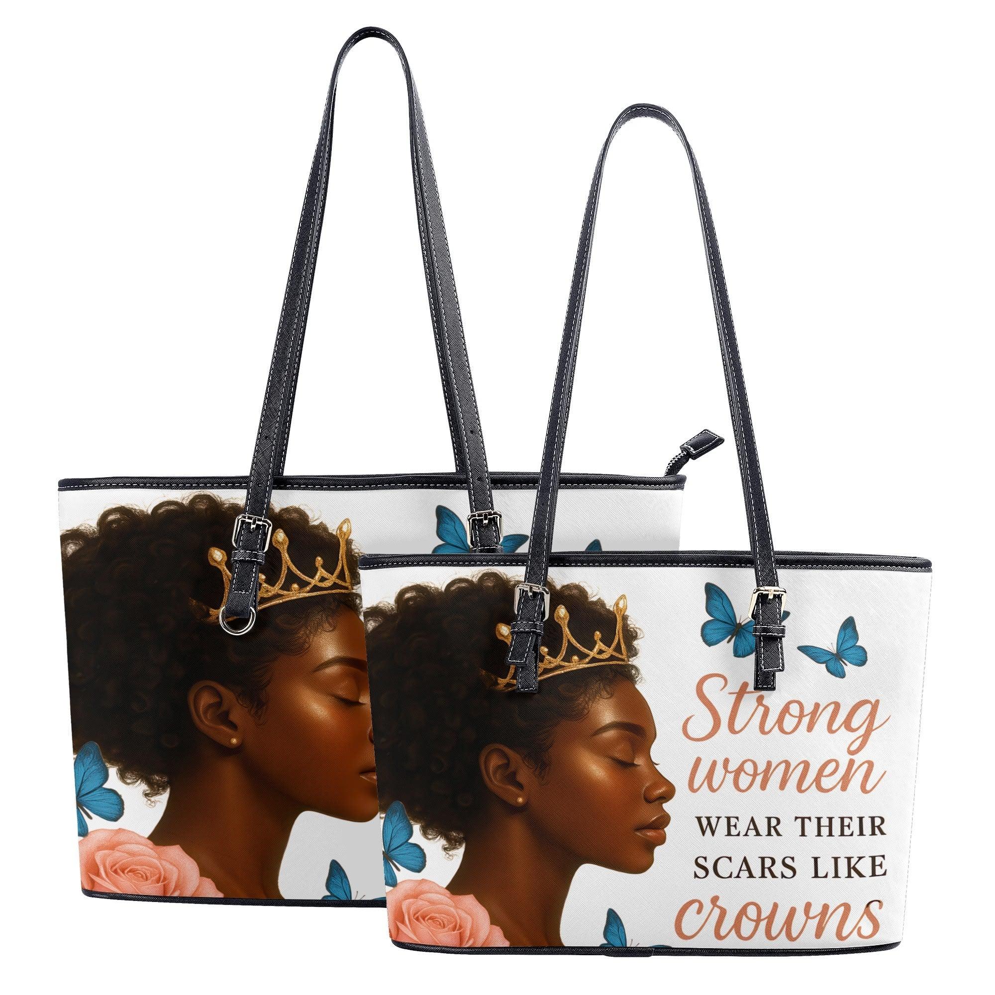 PU Leather Tote Bag - DiwaKi