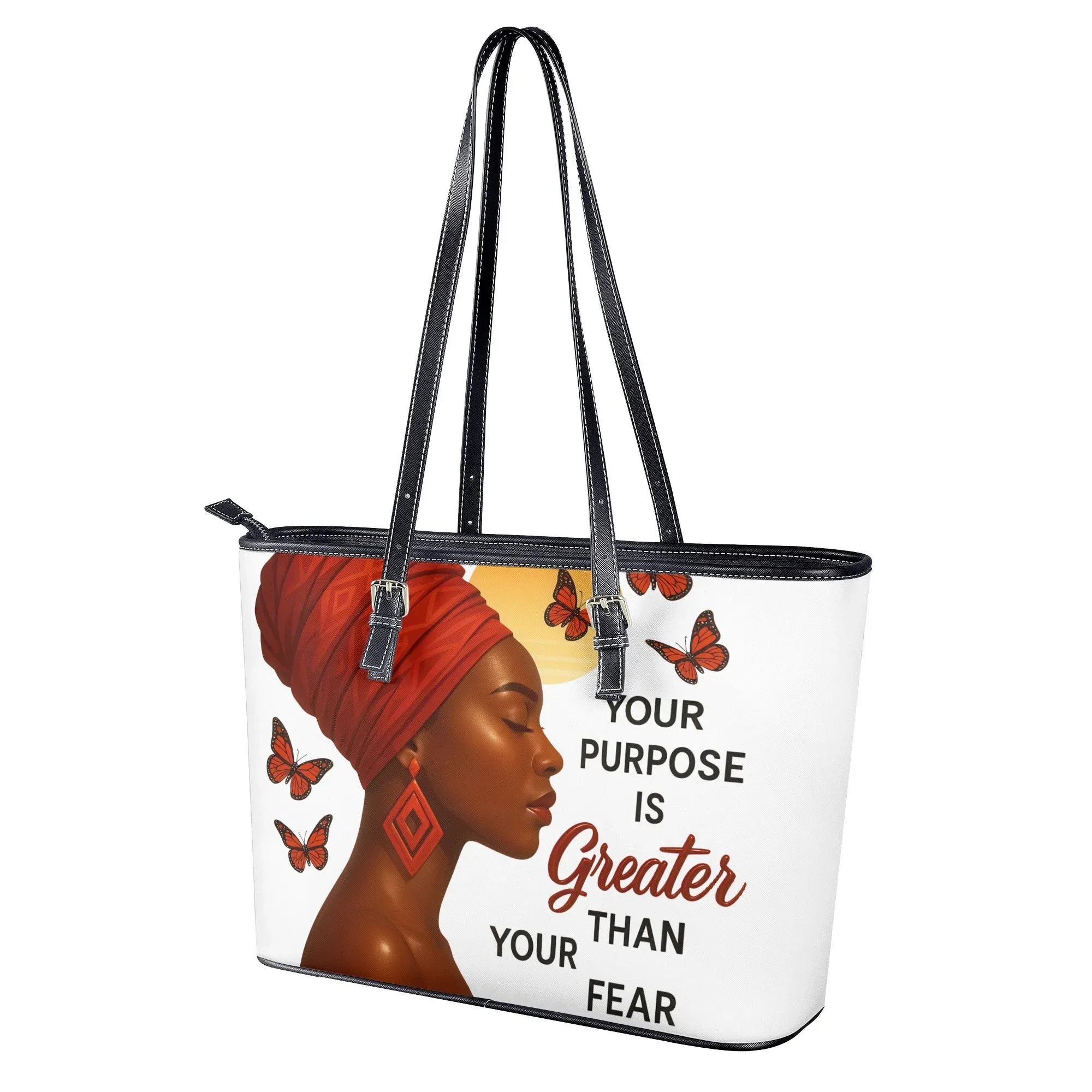 PU Leather Tote Bag - DiwaKi