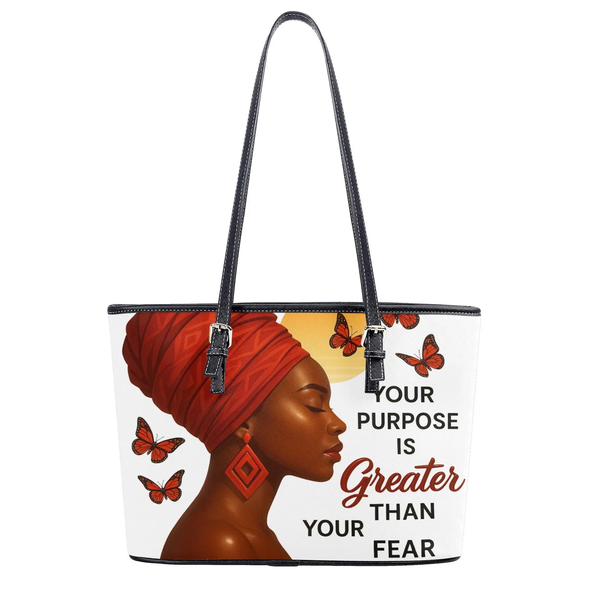 PU Leather Tote Bag - DiwaKi