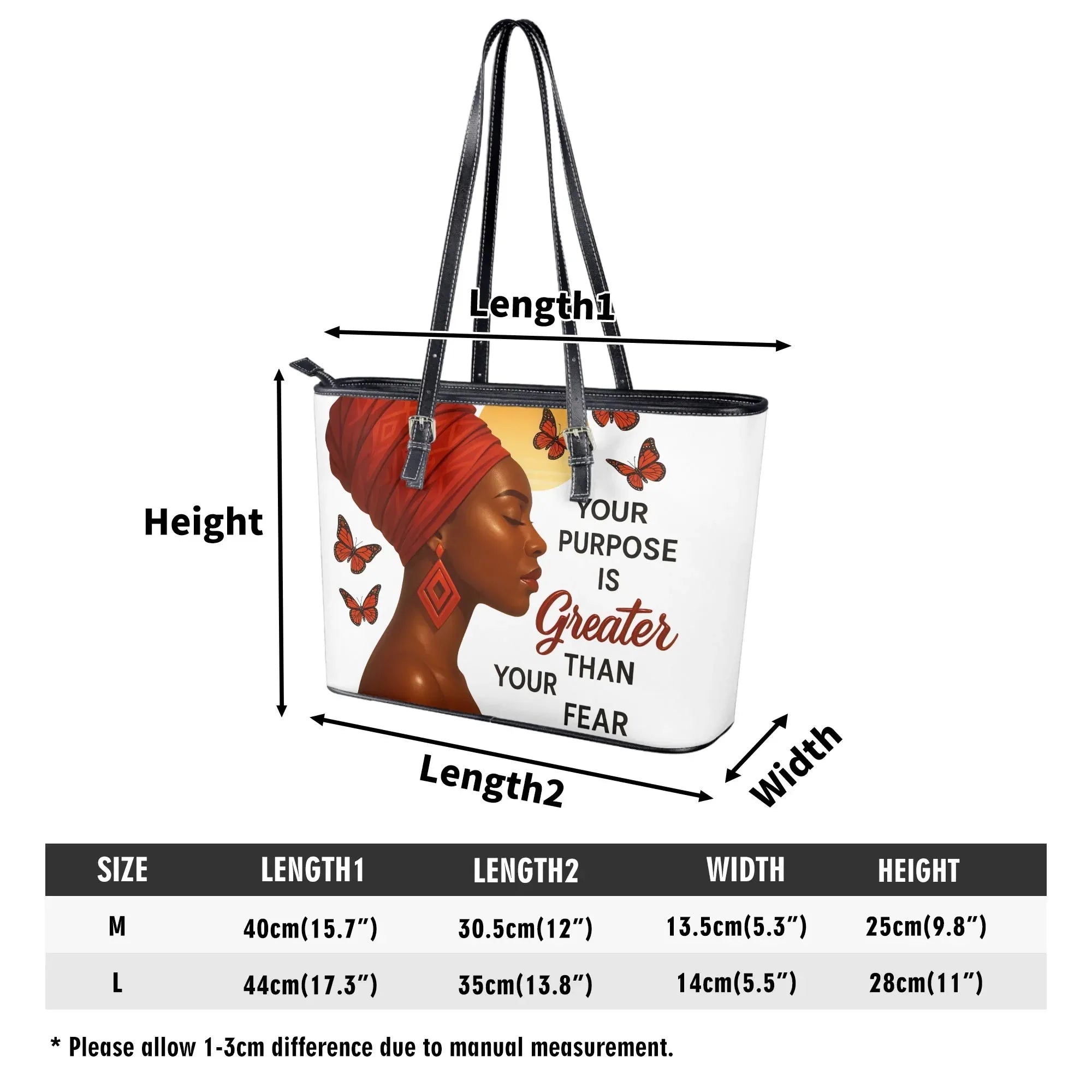 PU Leather Tote Bag - DiwaKi
