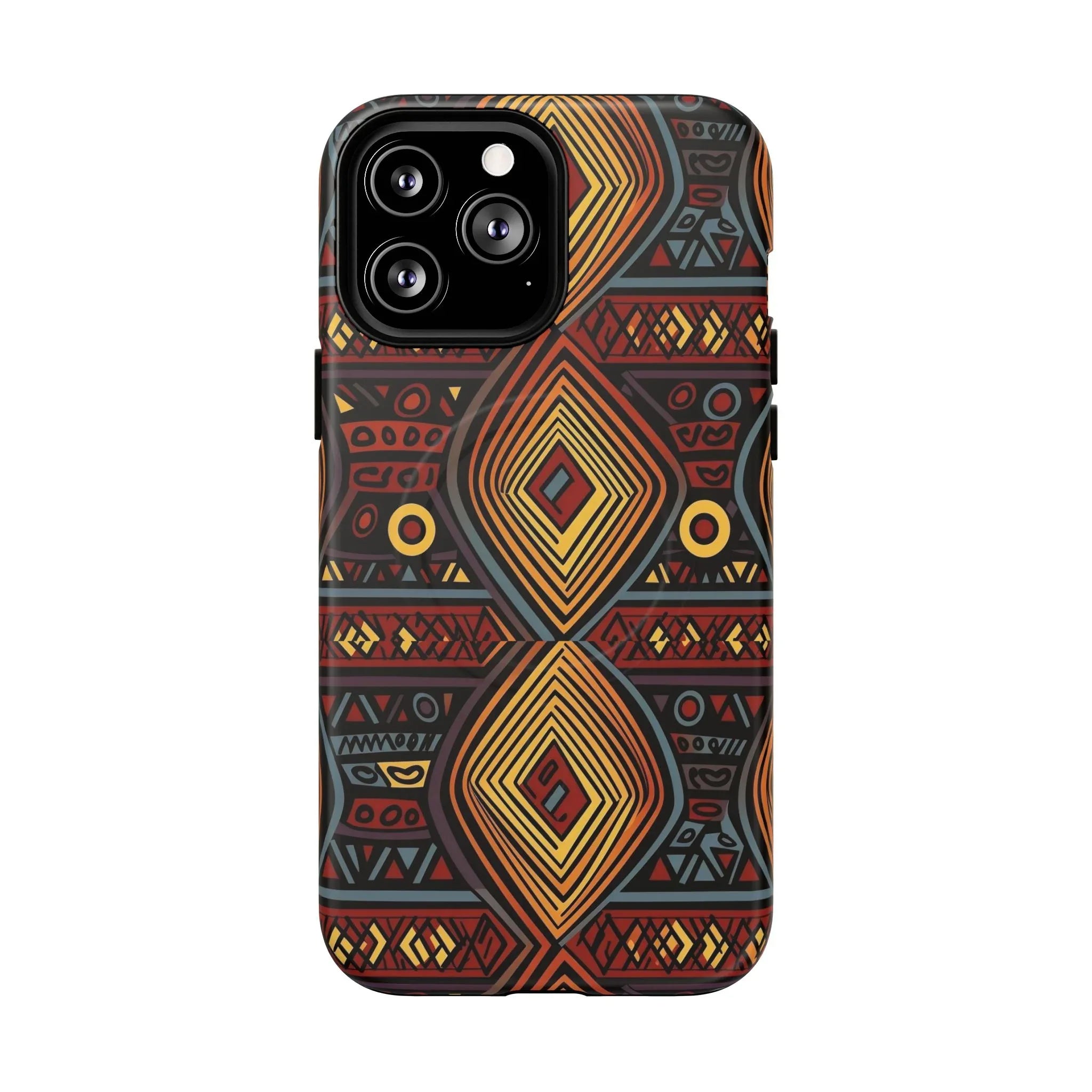 Tribal Geometric Tough Magnetic Phone Case - DiwaKi