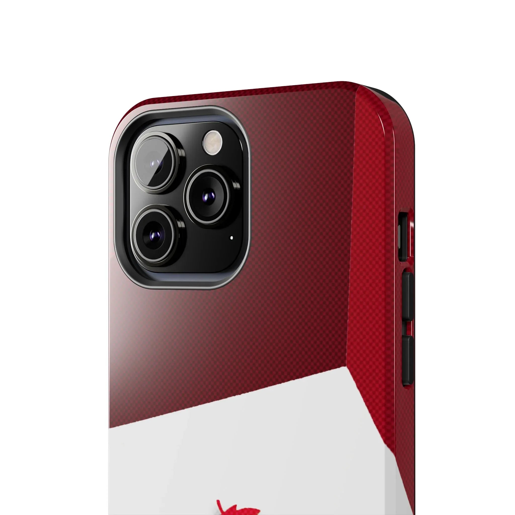 Canada Autumn Maple Tough Phone Case — Red & White Protective Fall Design - DiwaKi