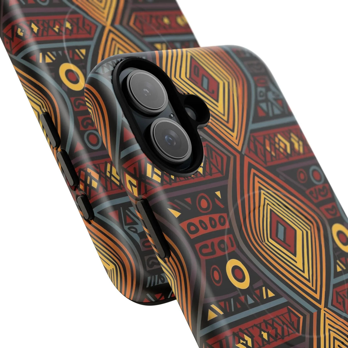 Tribal Geometric Tough Magnetic Phone Case - DiwaKi