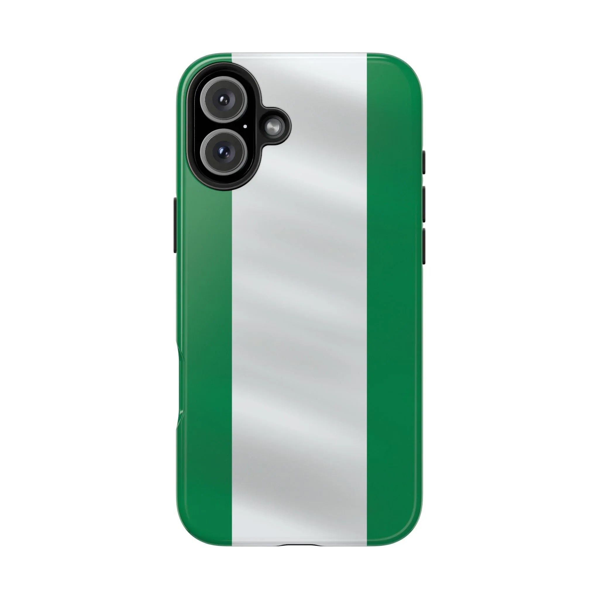 Tough Phone Case — Nigerian flag Rugged Protective Cover - DiwaKi