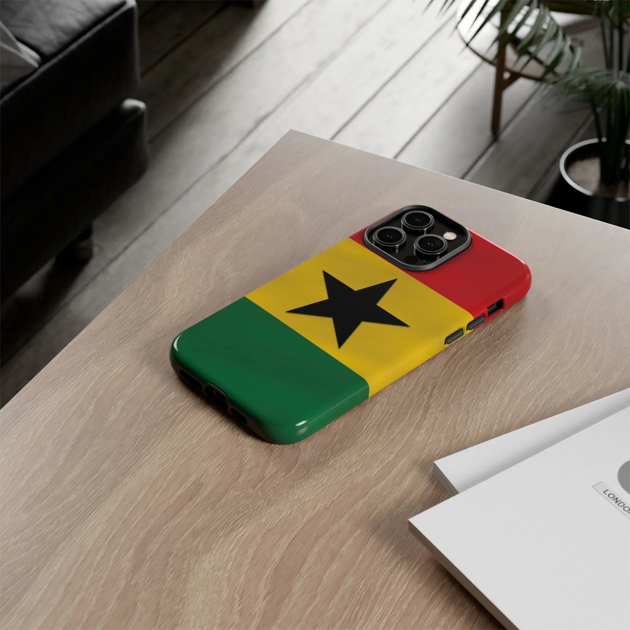 Ghana Colors Rugged Phone Cover - DiwaKi