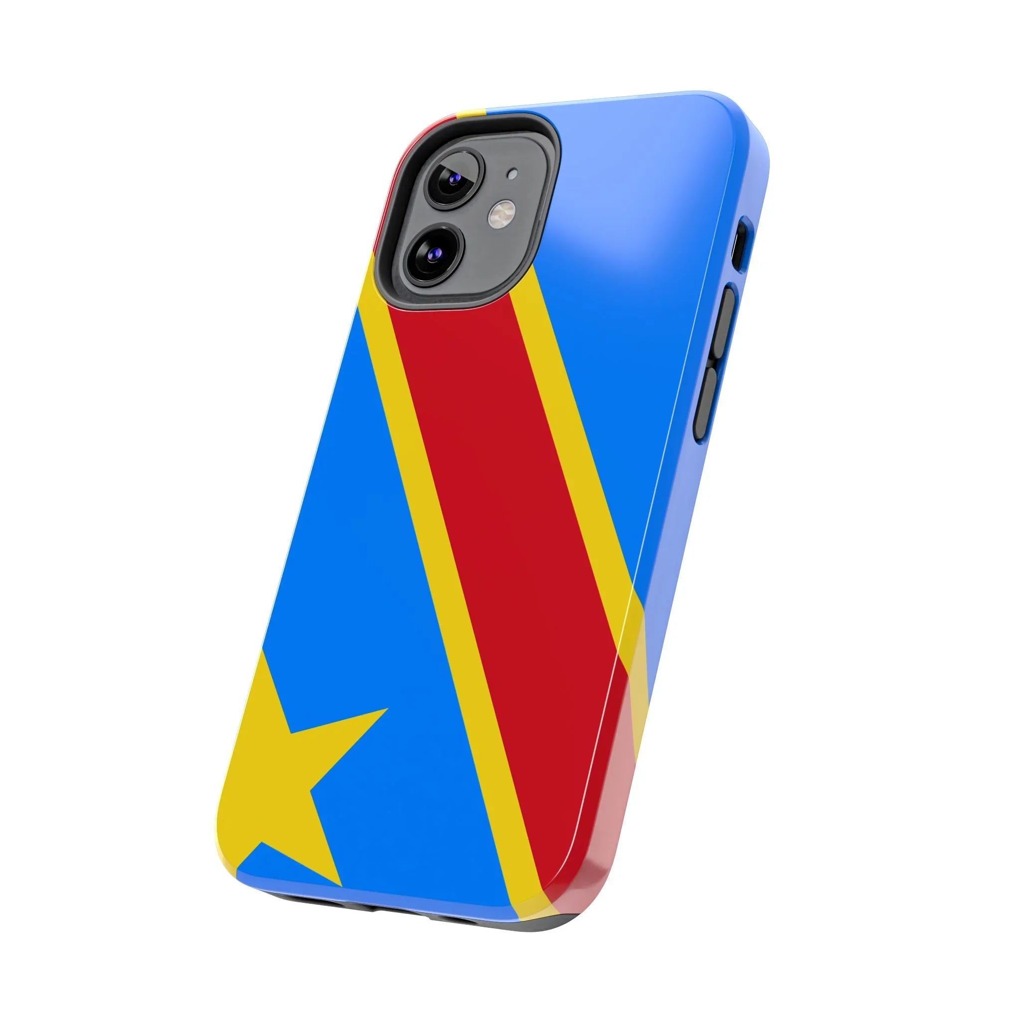 Democratic Republic of Congo Flag Tough Phone Case — Durable Protective Cover - DiwaKi