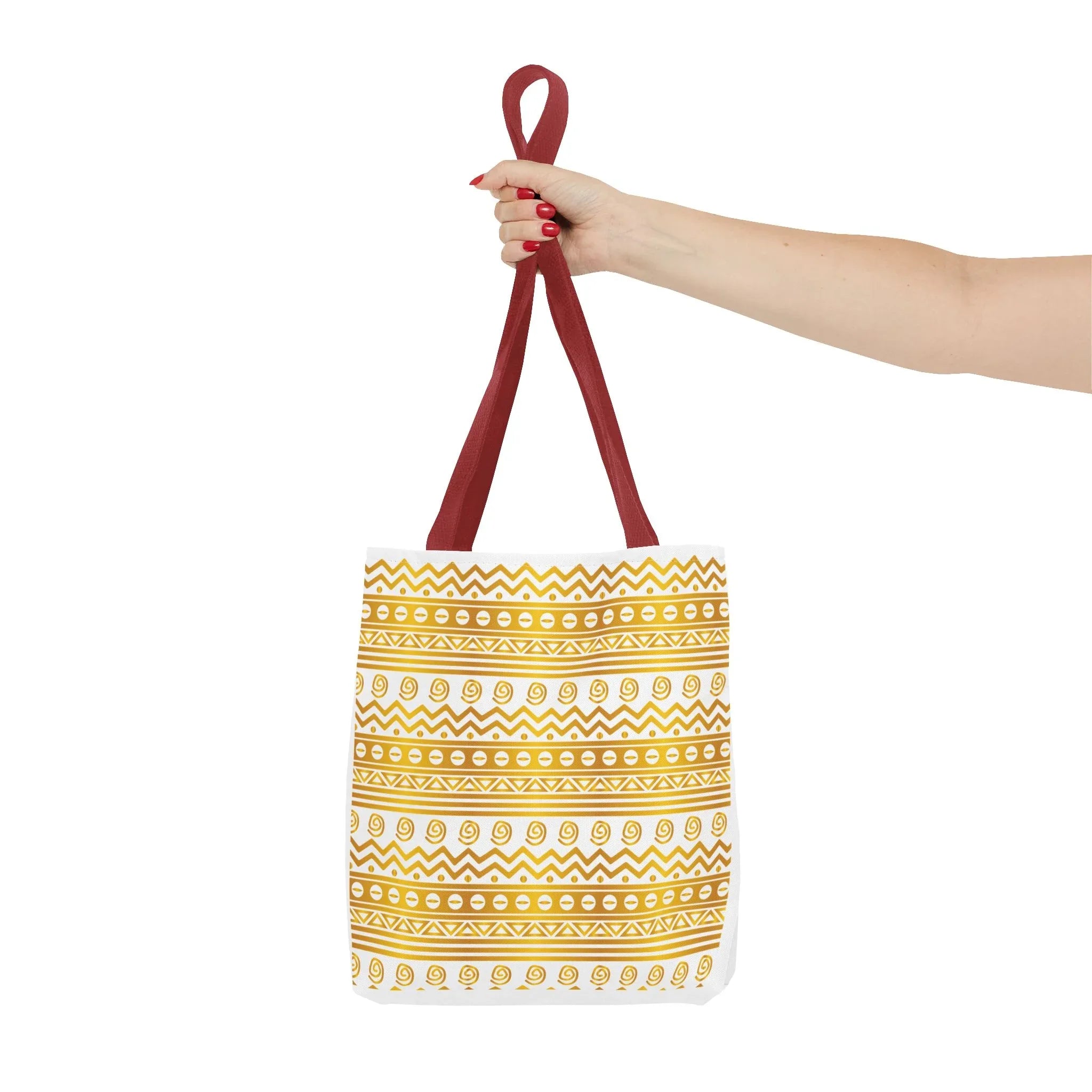 Boho Chic Gold Pattern Tote - DiwaKi