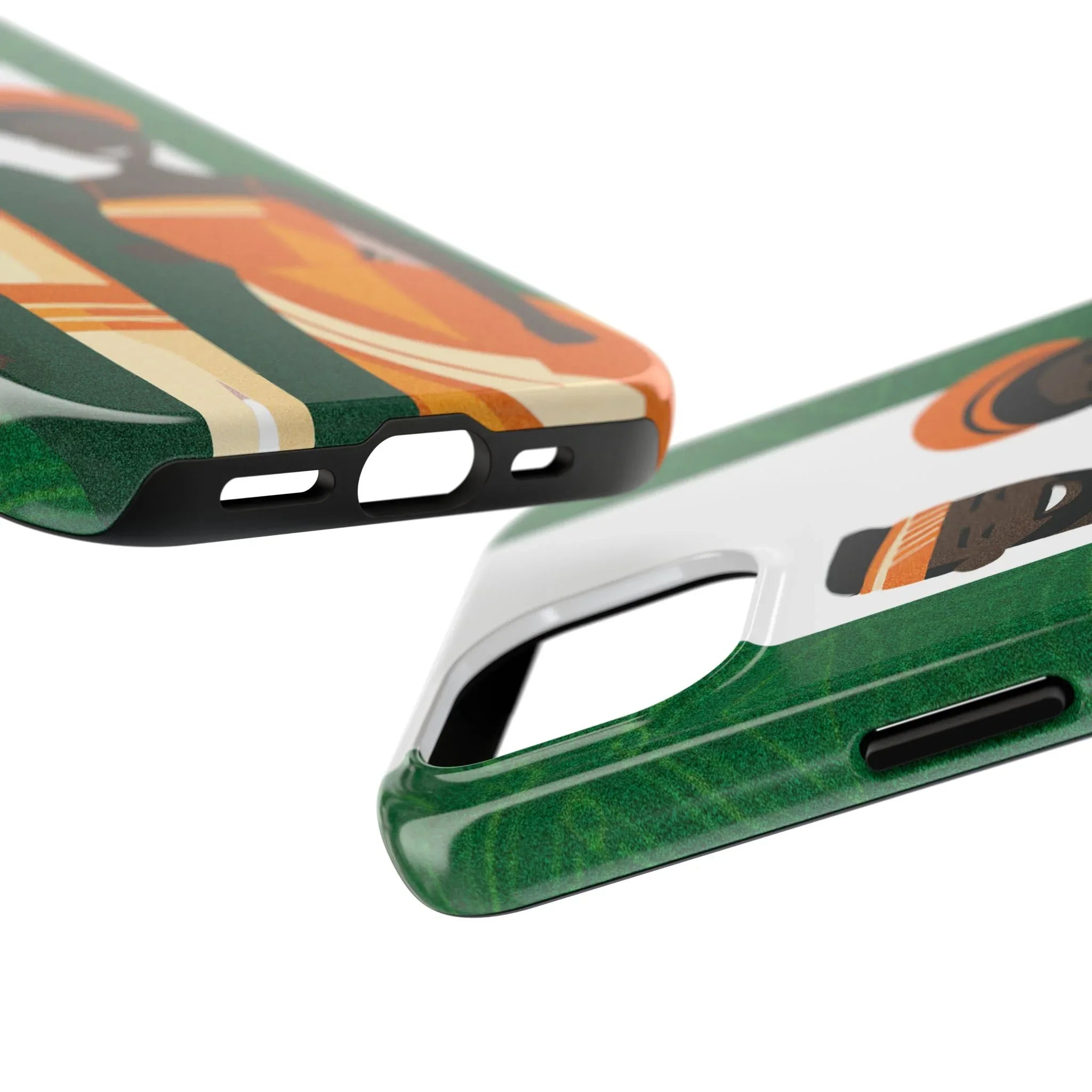 Tough Phone Case — Afrocentric Nigerian Couple Illustration, Protective Hard-Shell Phone Cover - DiwaKi