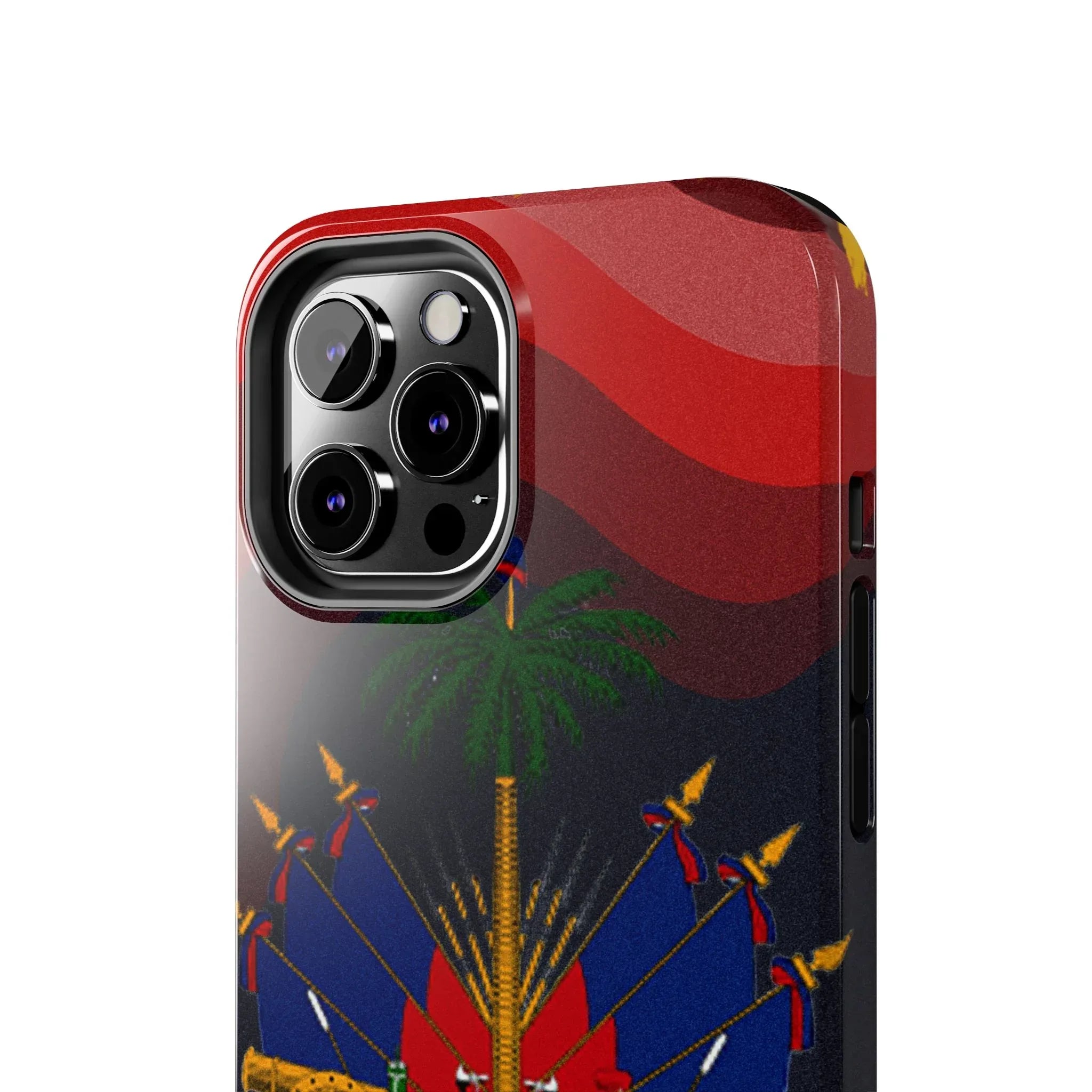Haiti Coat of Arms Tough Phone Case — Patriotic Haitian Flag Protective Cover - DiwaKi