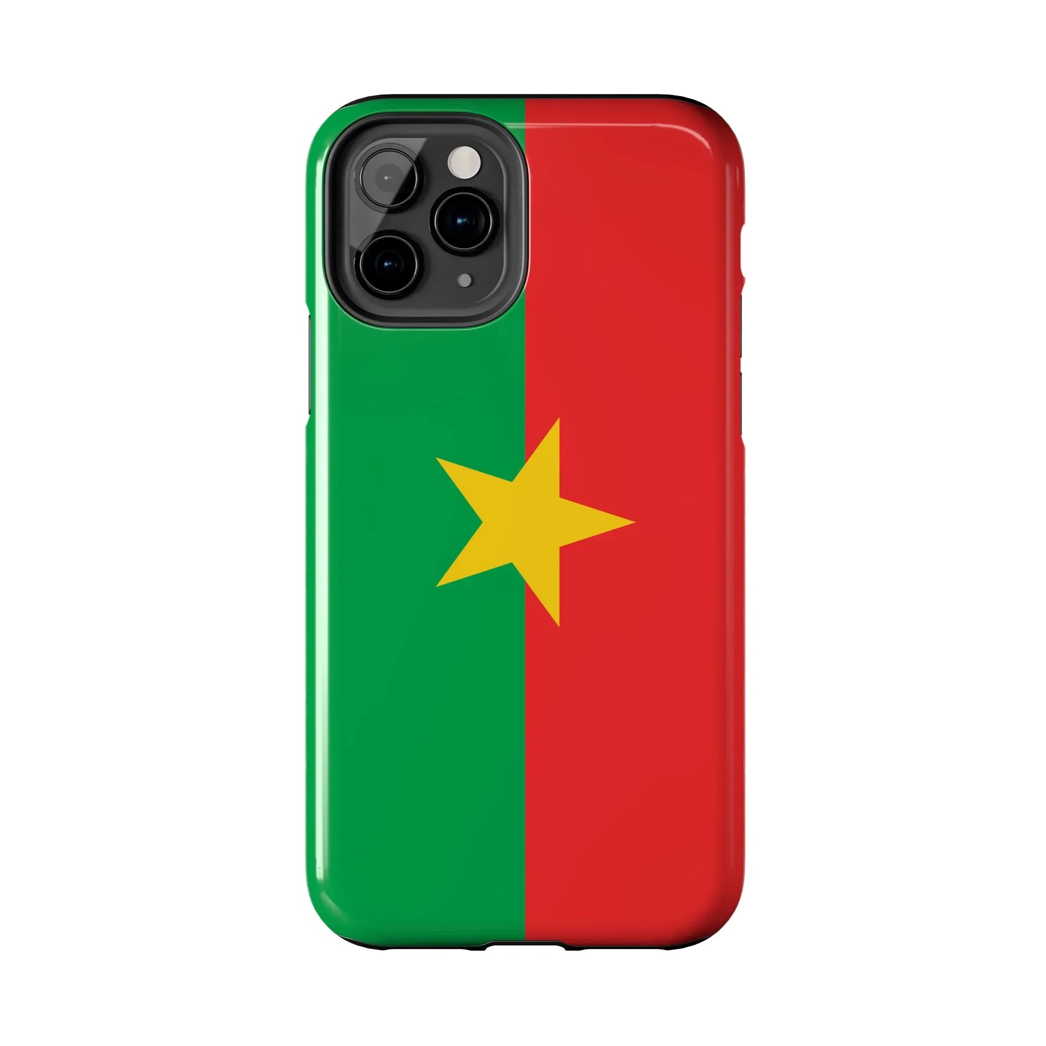 Burkina Faso Flag Tough Phone Case – Durable Protective Cover - DiwaKi