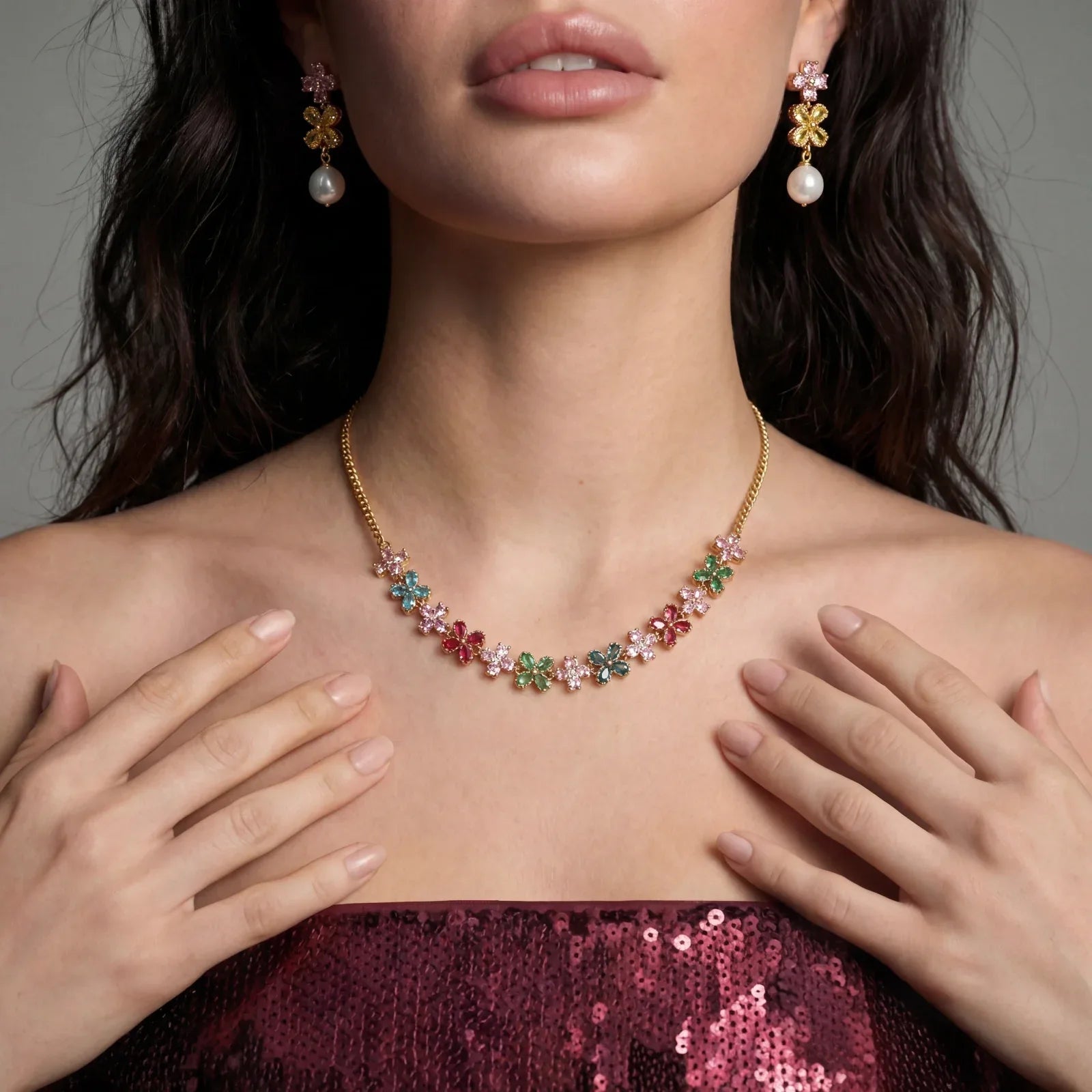 Garden Bloom Jewelry Set
