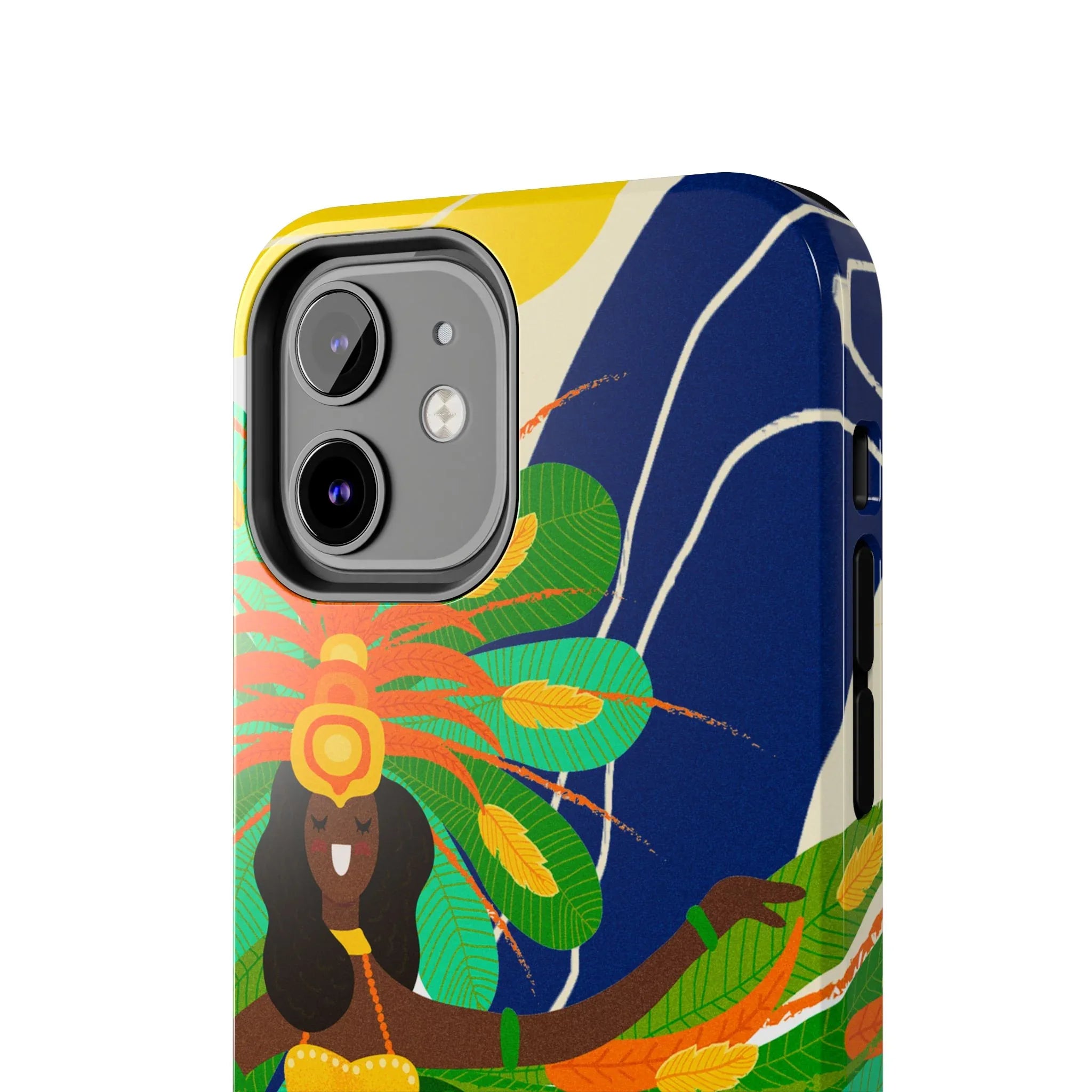 Brazil carnival Tough Phone Case — Statue of Liberty & American Flag Design - DiwaKi