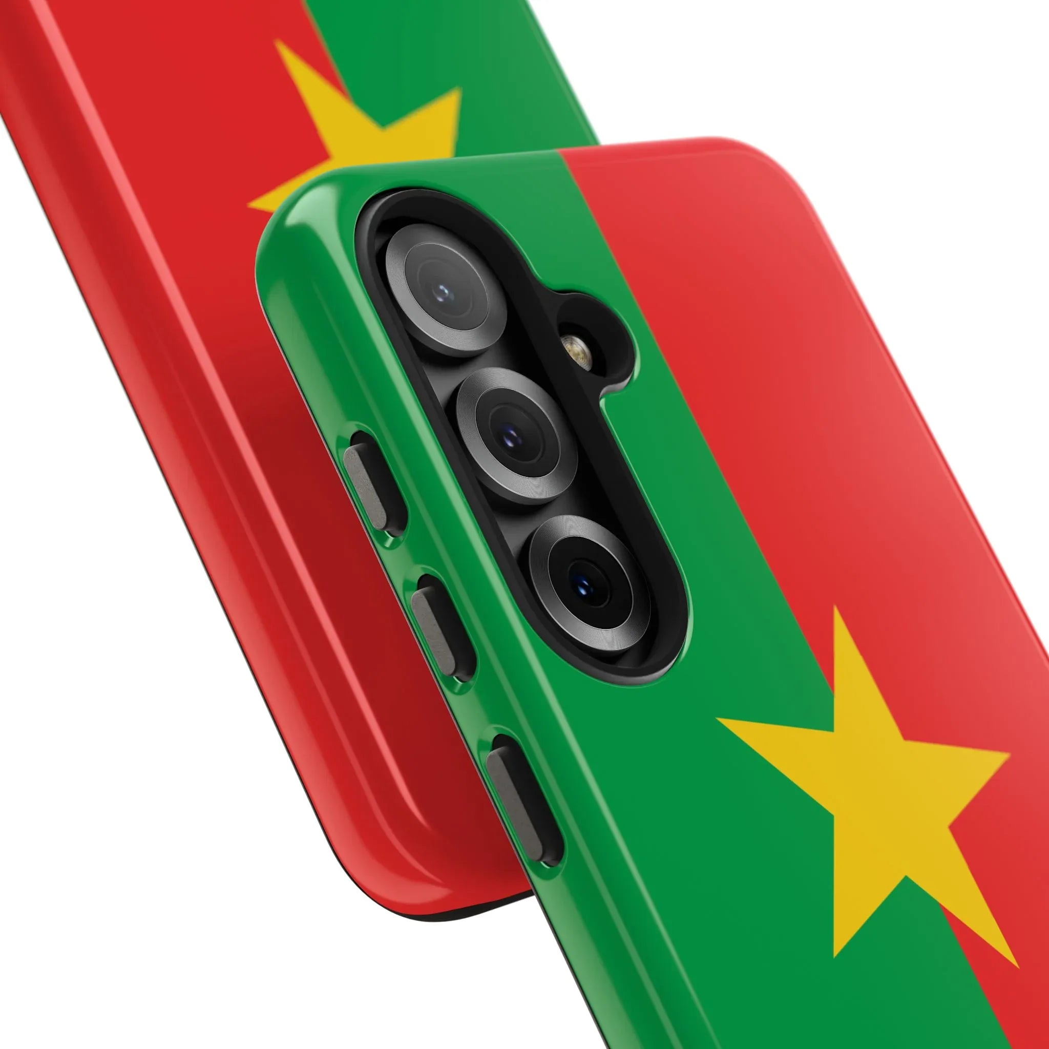 Burkina Faso Flag Tough Phone Case – Durable Protective Cover - DiwaKi