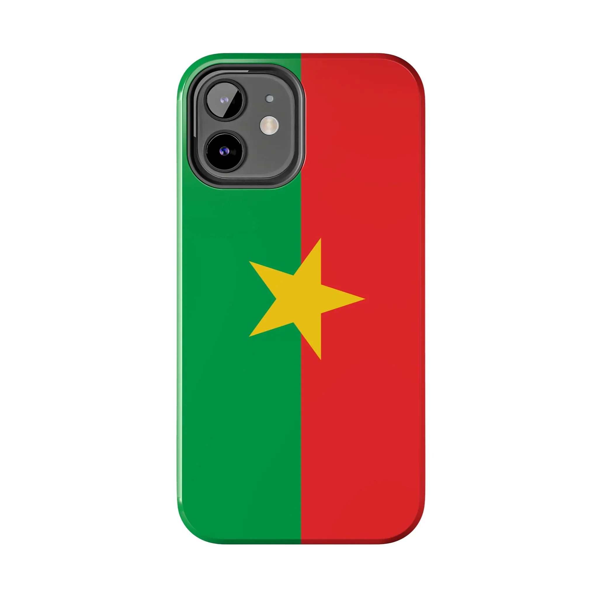Burkina Faso Flag Tough Phone Case – Durable Protective Cover - DiwaKi
