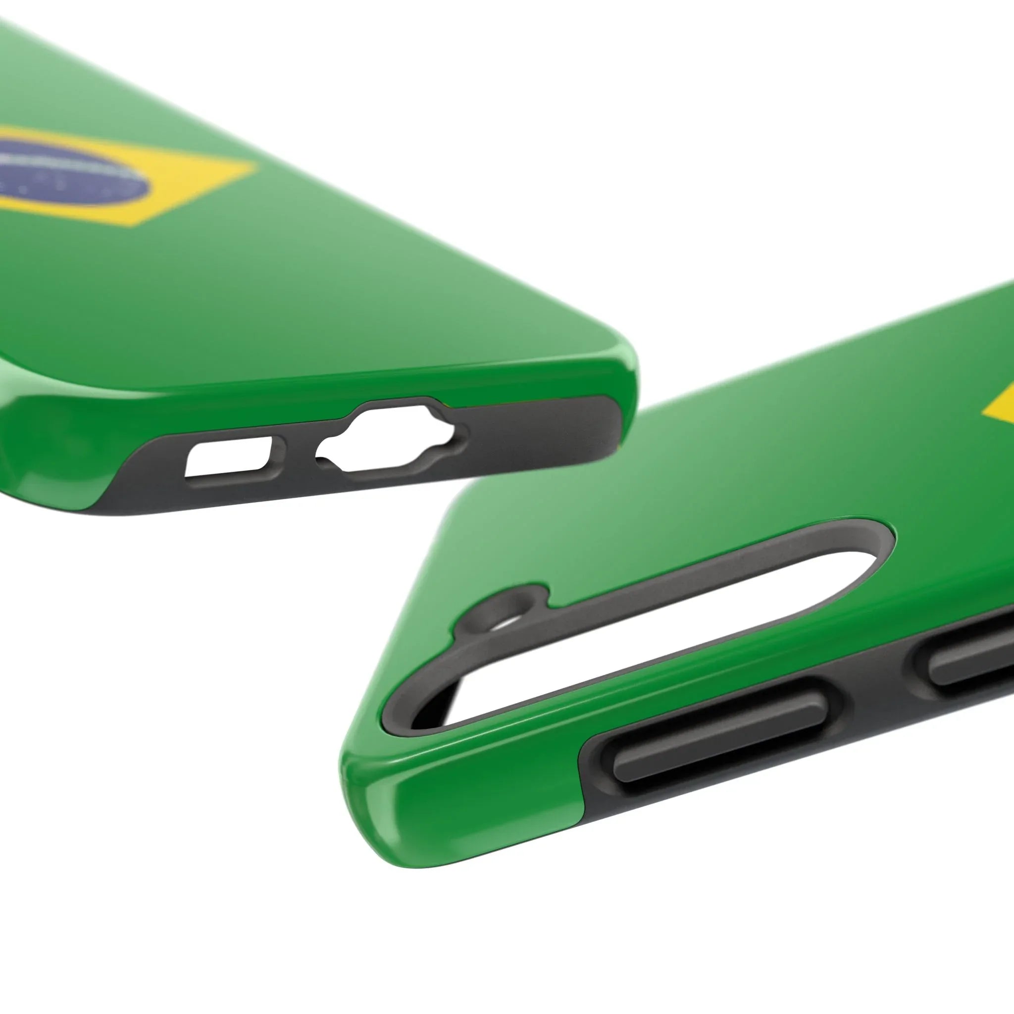 Brazil Flag Tough Phone Case — Protective Patriotic Phone Cover - DiwaKi