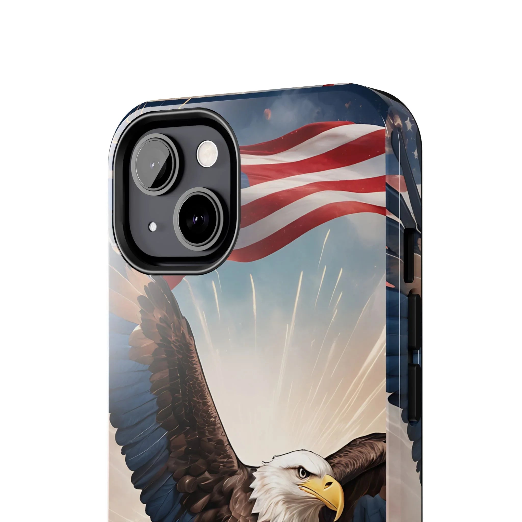 Majestic Eagle Flag Phone Case - DiwaKi