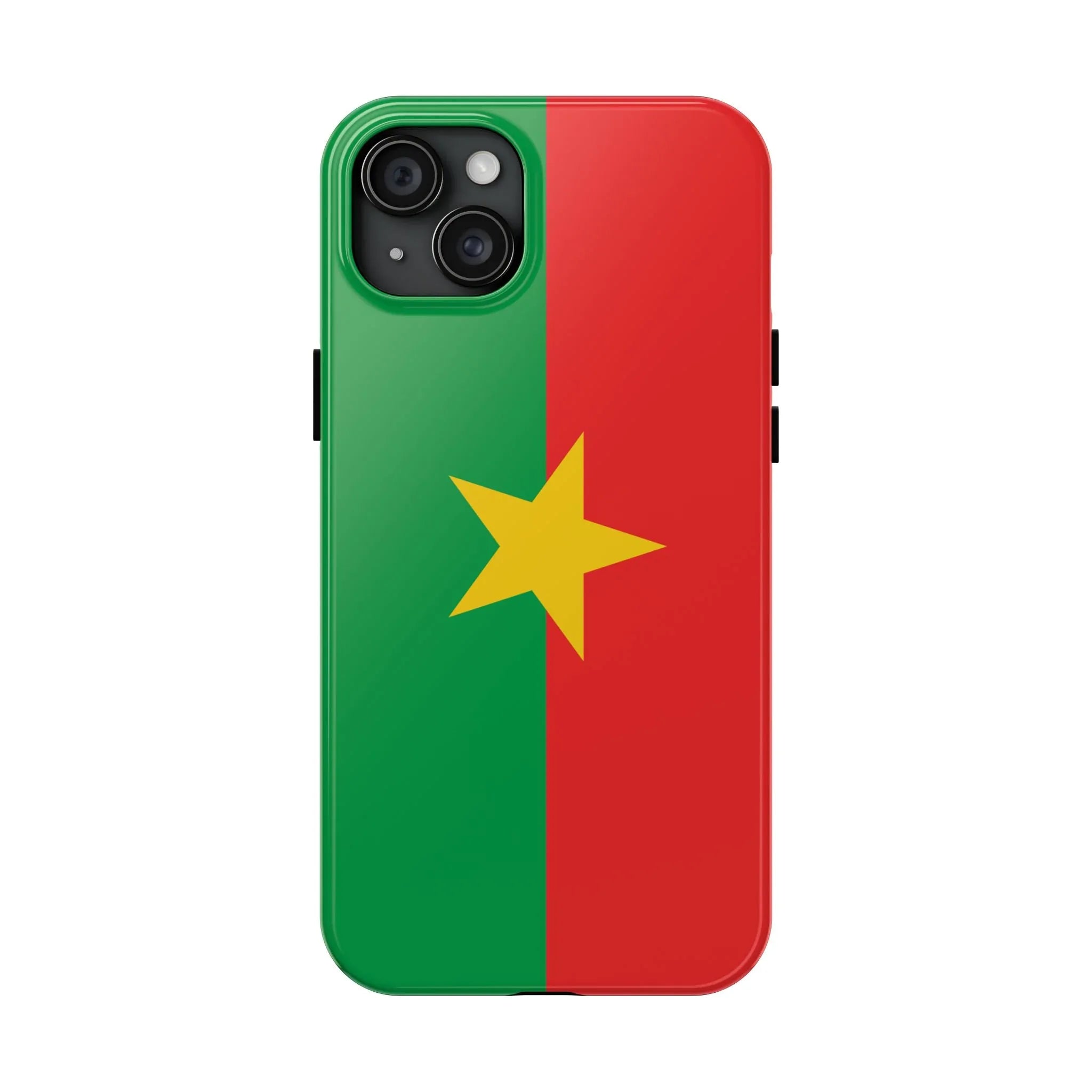 Burkina Faso Flag Tough Phone Case – Durable Protective Cover - DiwaKi