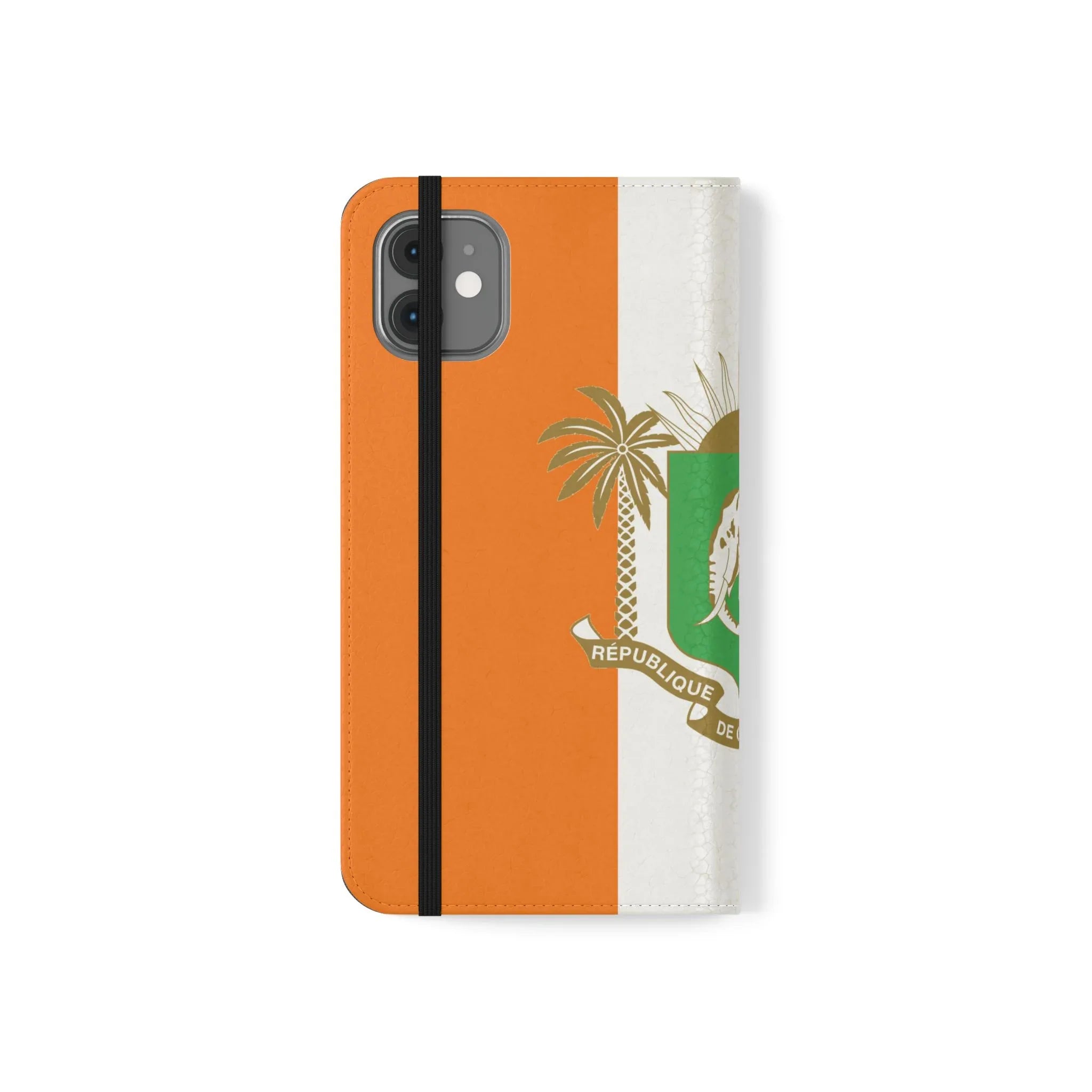 Ivory Coast Flag Flip Phone Case — Côte d&