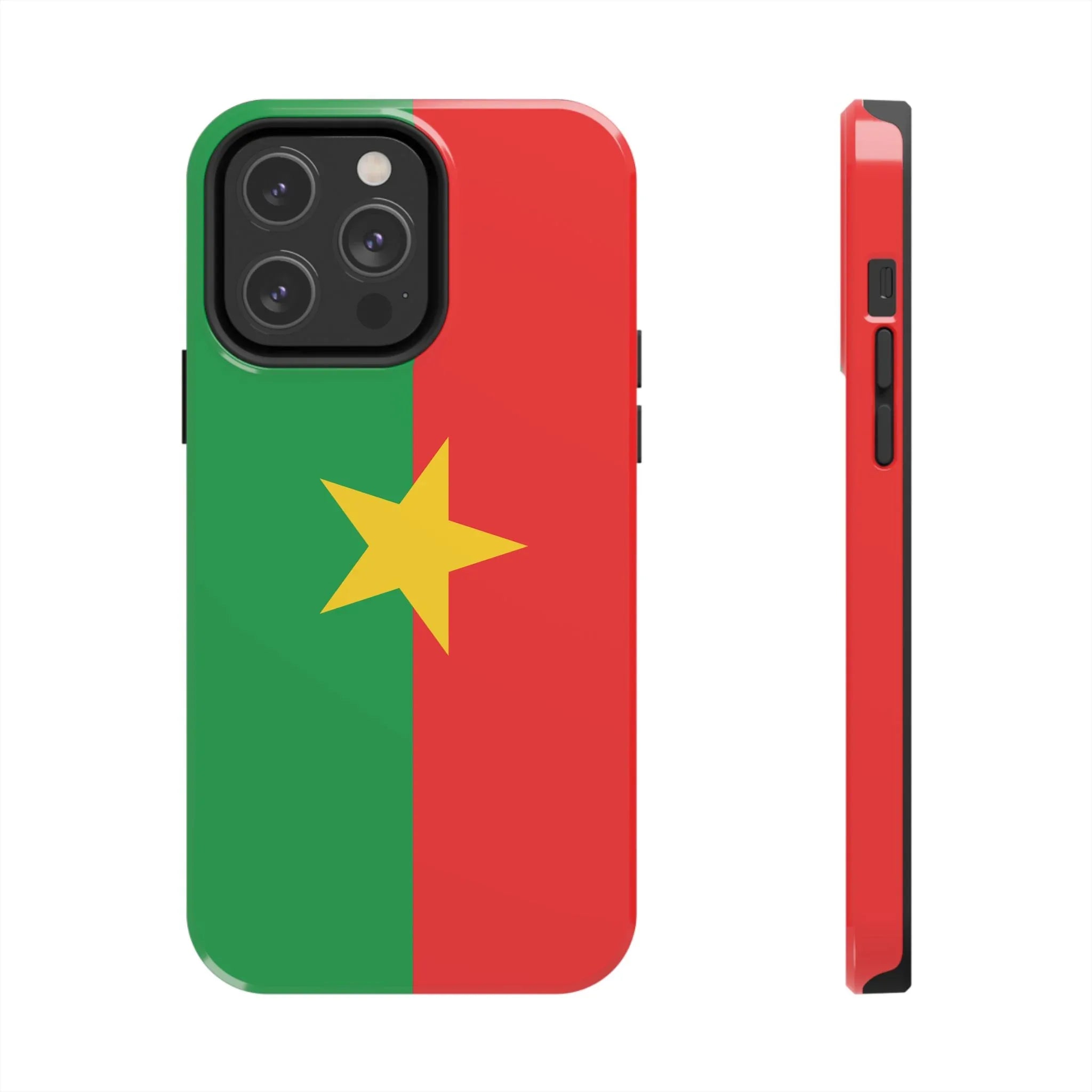 Burkina Faso Flag Tough Phone Case – Durable Protective Cover - DiwaKi