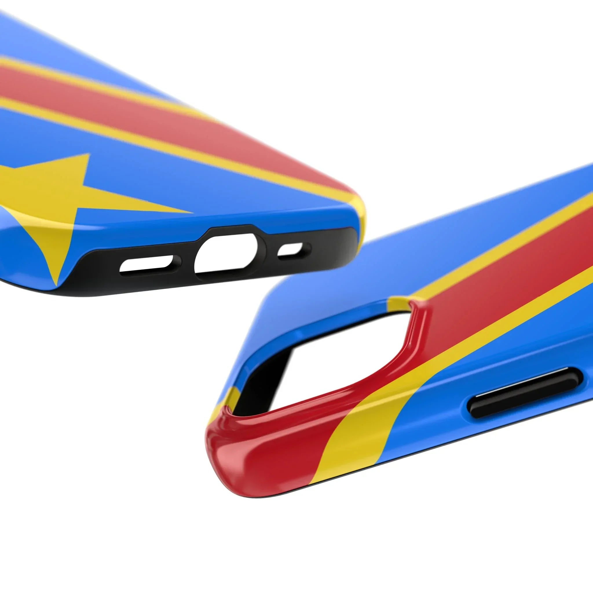 Democratic Republic of Congo Flag Tough Phone Case — Durable Protective Cover - DiwaKi