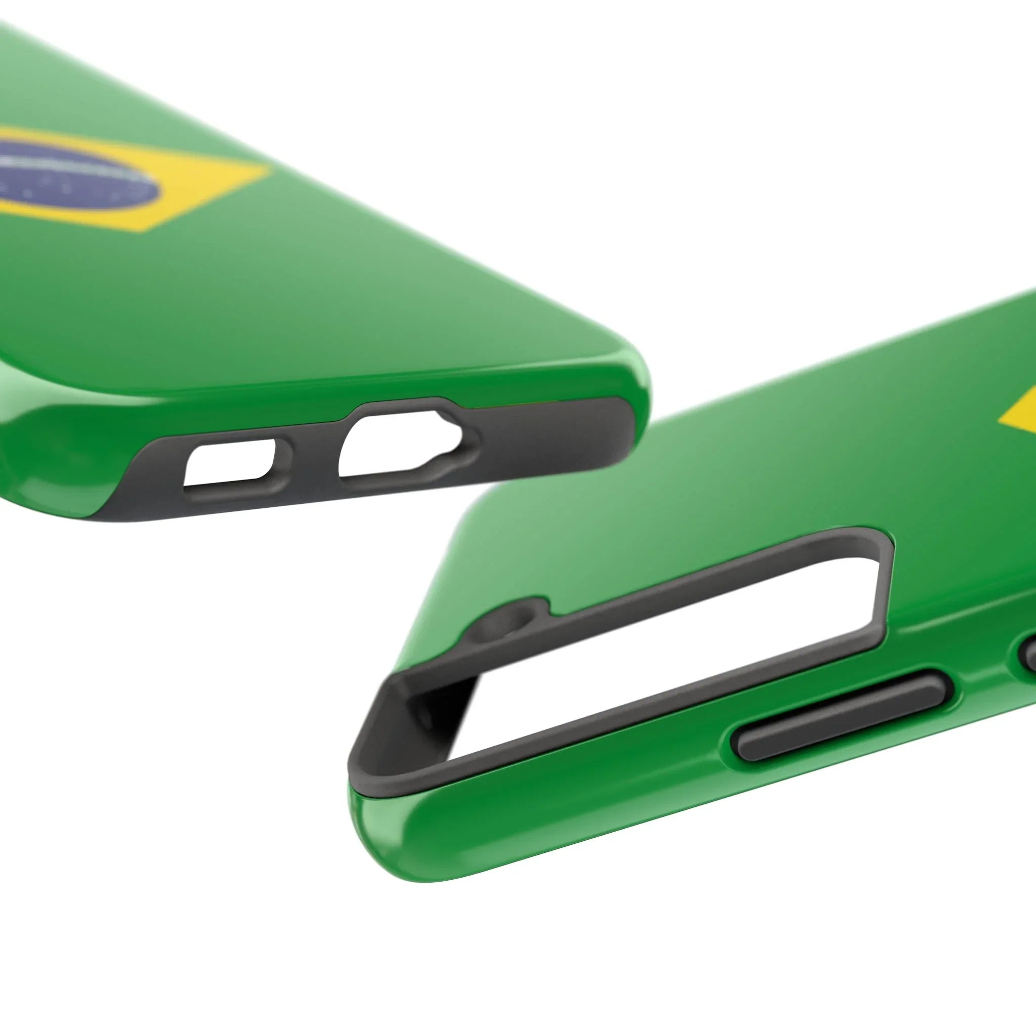 Brazil Flag Tough Phone Case — Protective Patriotic Phone Cover - DiwaKi