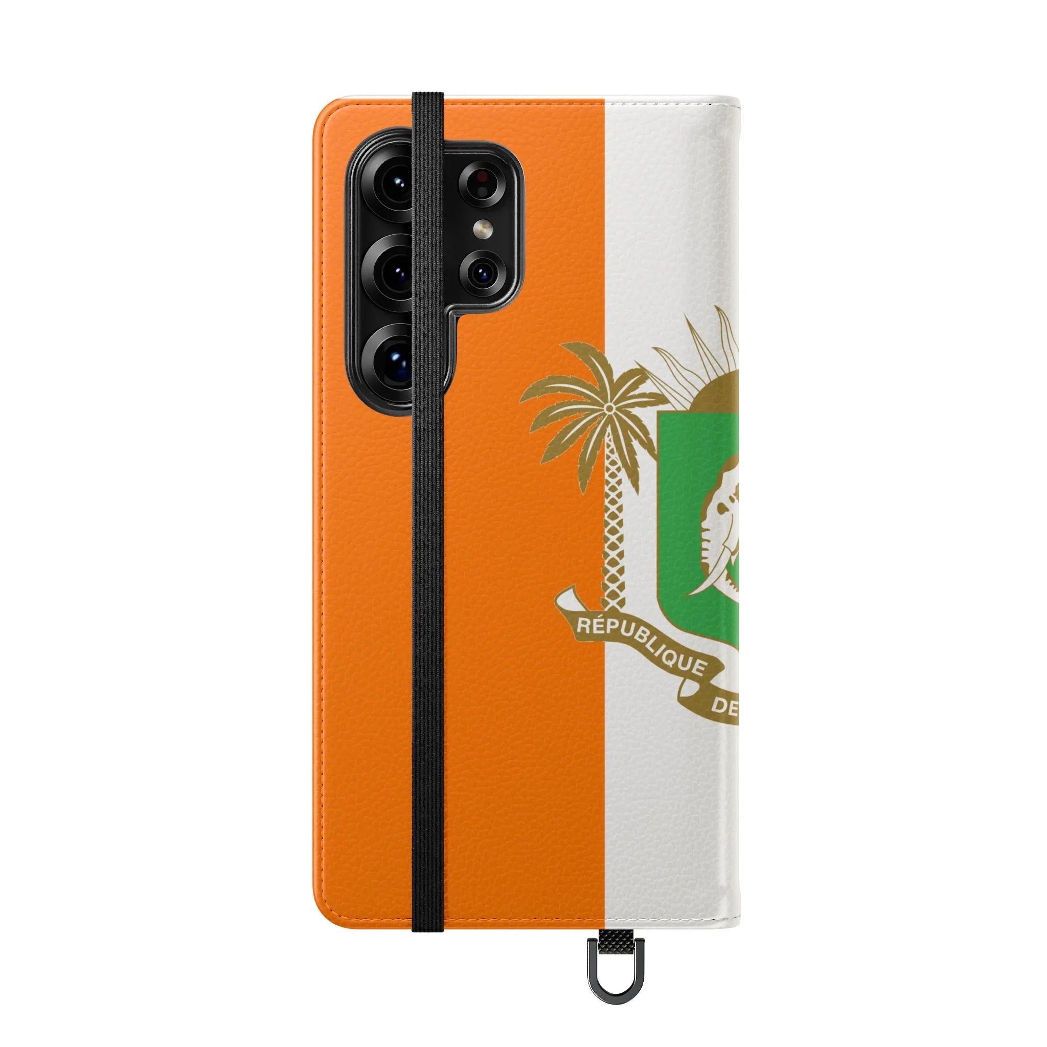 Ivory Coast Flag Flip Phone Case — Côte d&