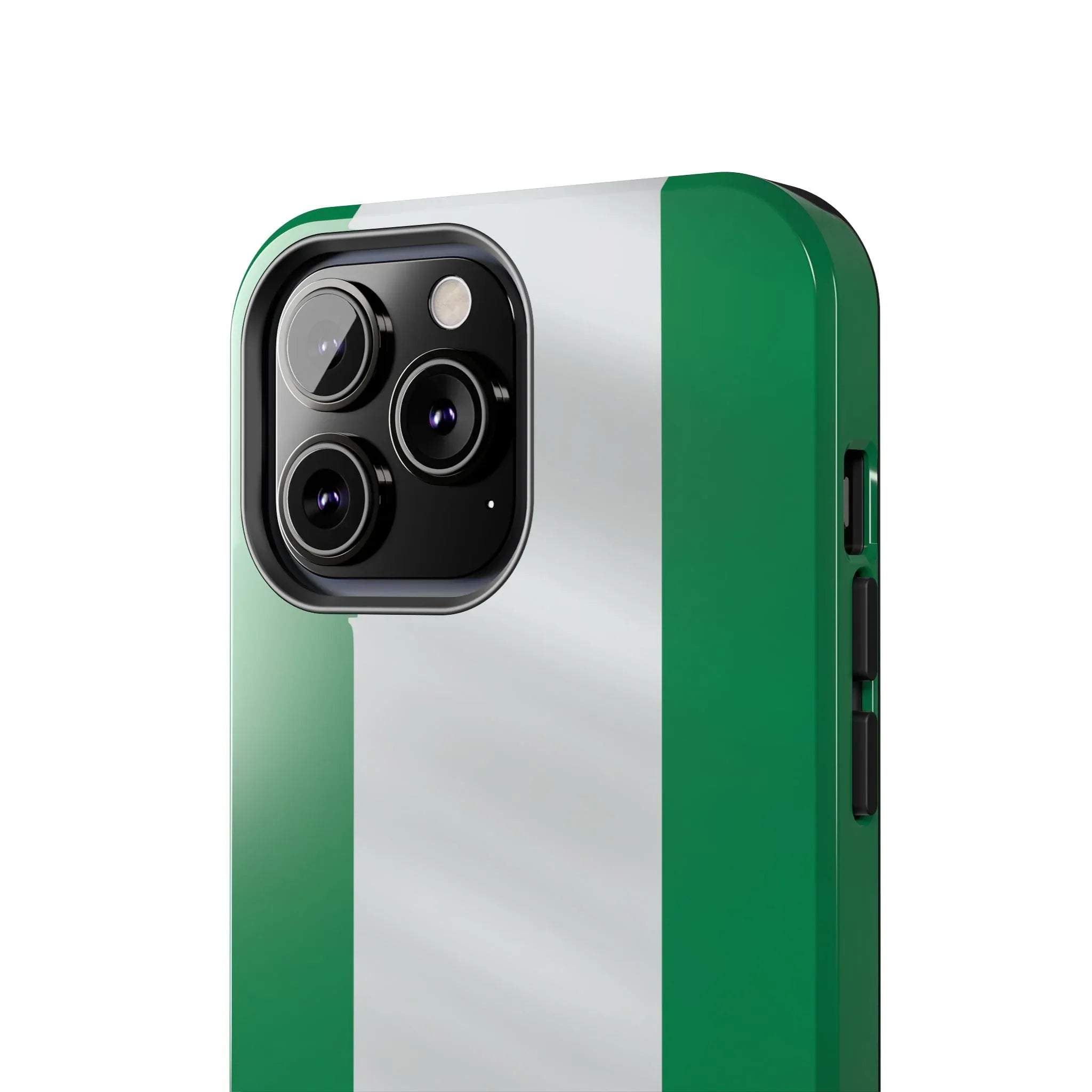 Tough Phone Case — Nigerian flag Rugged Protective Cover - DiwaKi