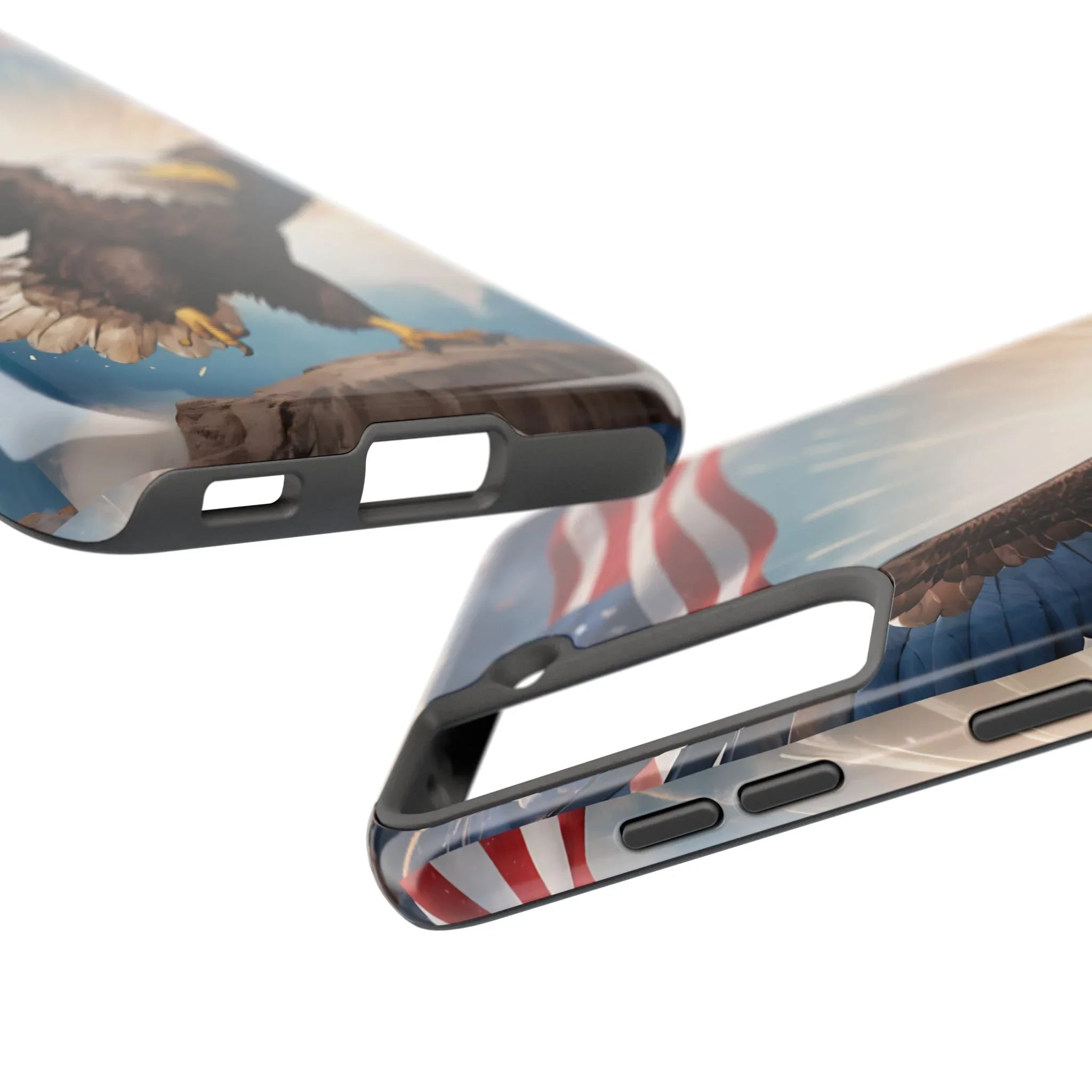 Majestic Eagle Flag Phone Case - DiwaKi