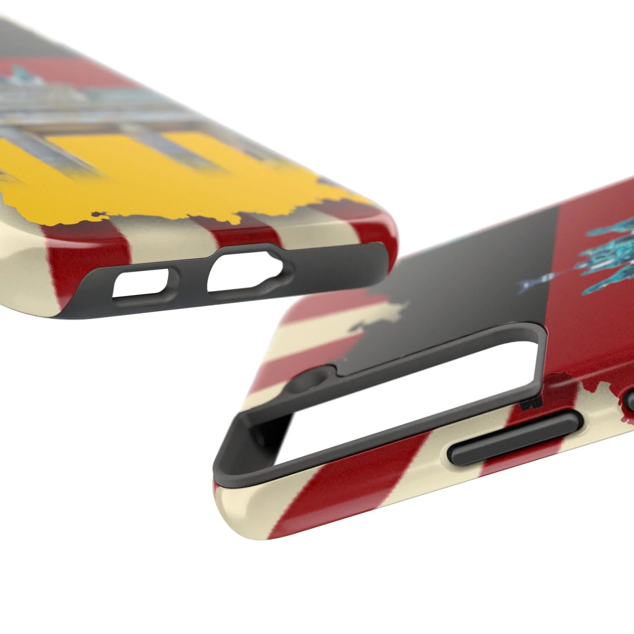 German Flag Brandenburger Gate Tough Phone Case – Berlin Landmark Protective Cover - DiwaKi