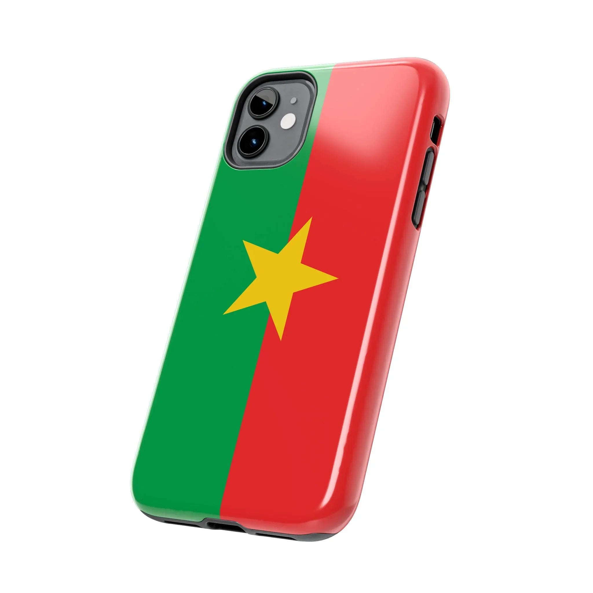 Burkina Faso Flag Tough Phone Case – Durable Protective Cover - DiwaKi