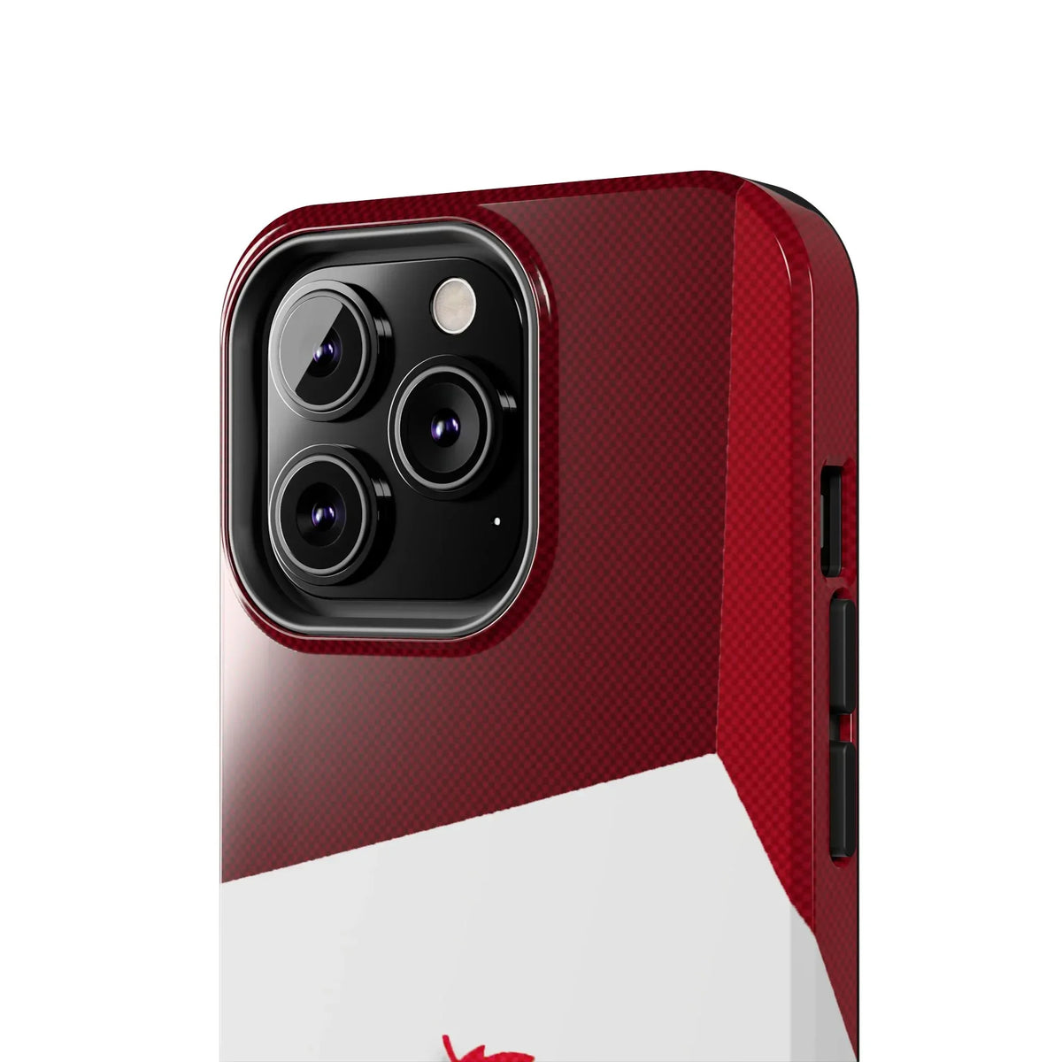 Canada Autumn Maple Tough Phone Case — Red & White Protective Fall Design - DiwaKi