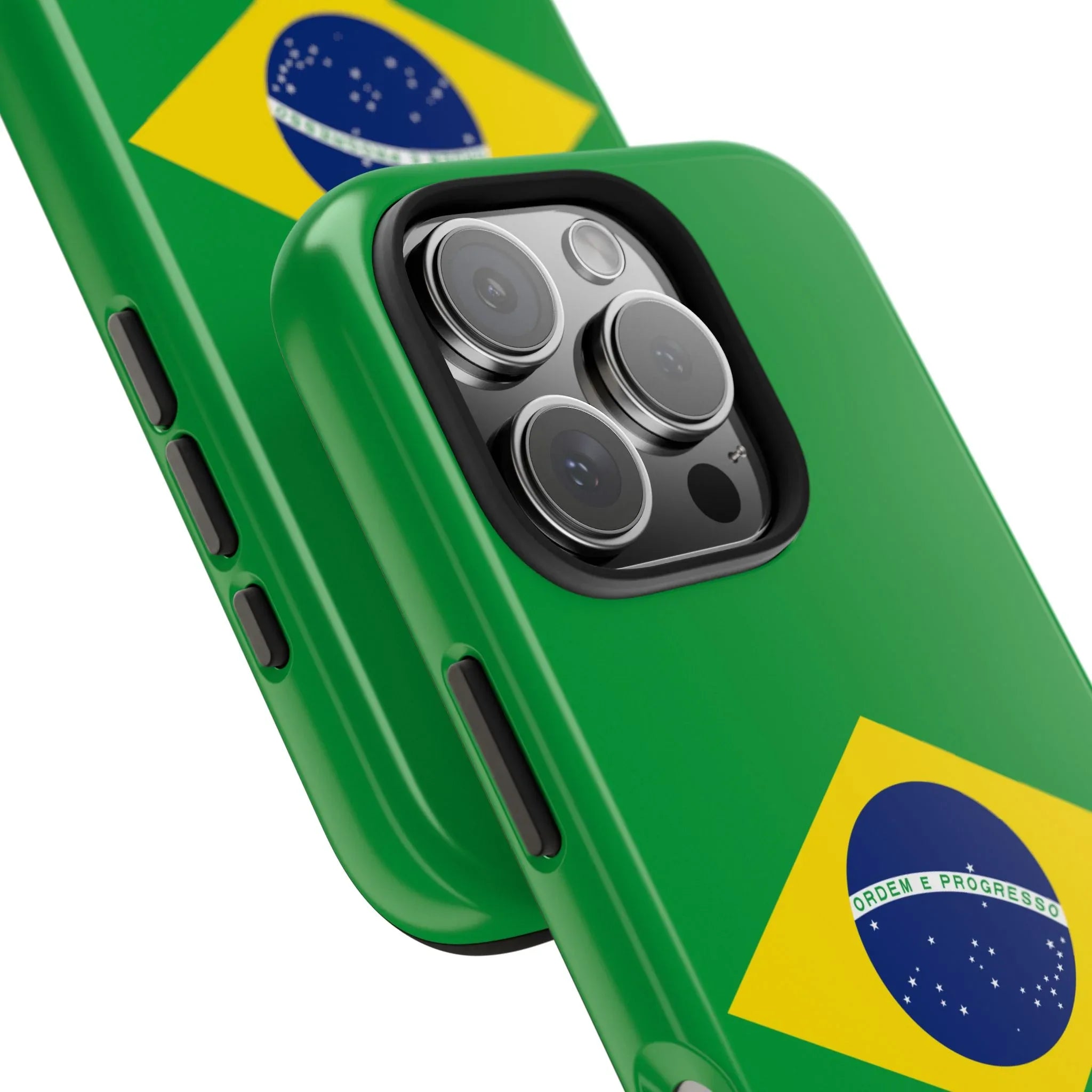Brazil Flag Tough Phone Case — Protective Patriotic Phone Cover - DiwaKi