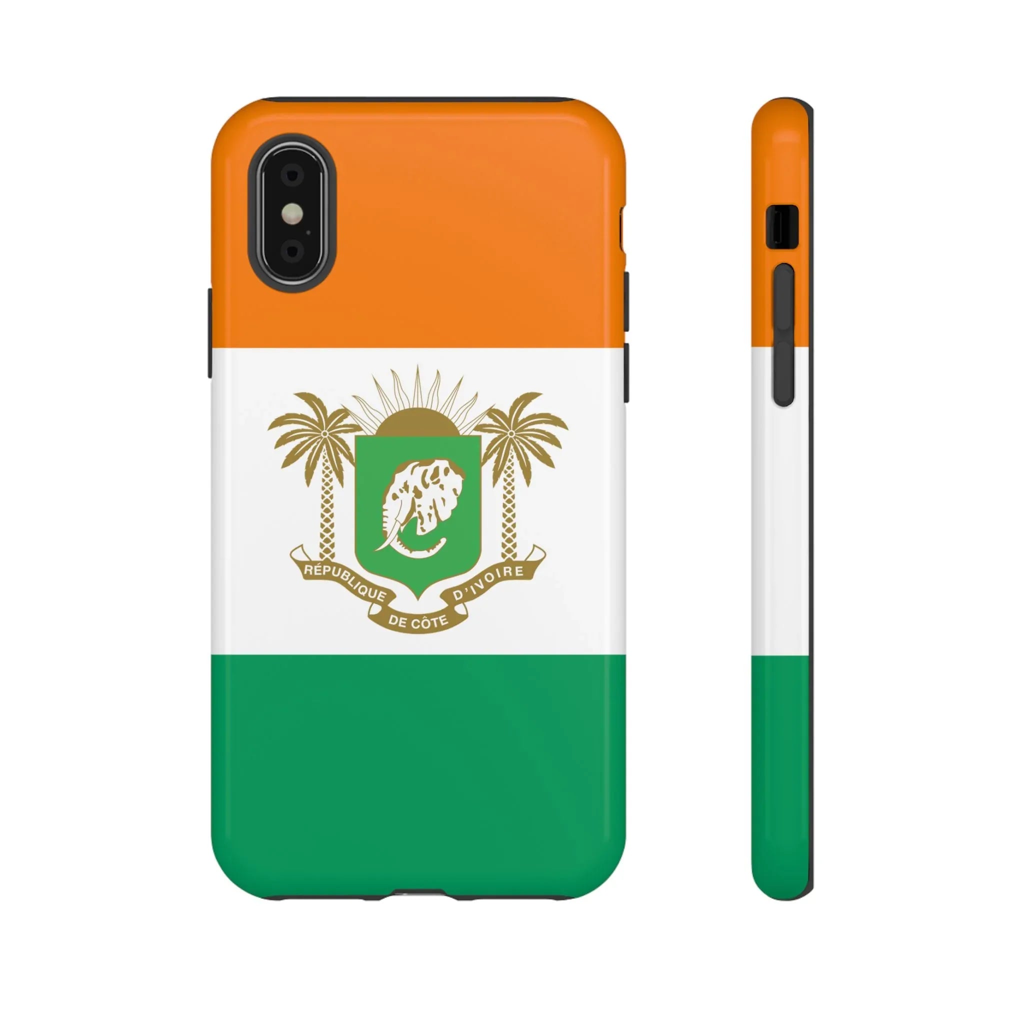 Ivory Coast Flag Tough Phone Case — Côte d&