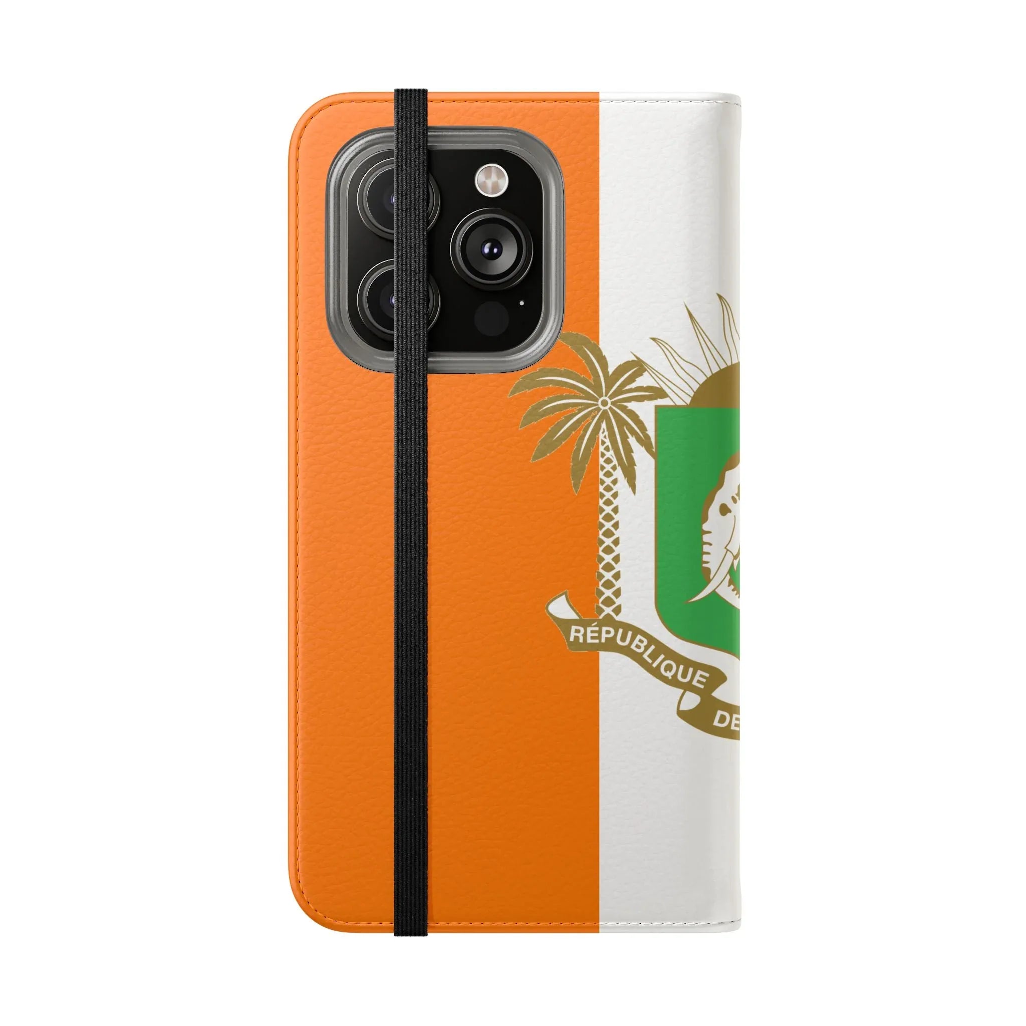 Ivory Coast Flag Flip Phone Case — Côte d&