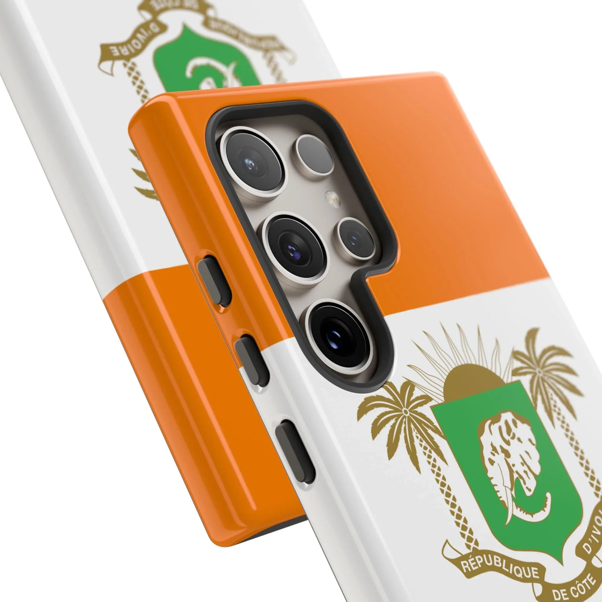 Ivory Coast Flag Tough Phone Case — Côte d&