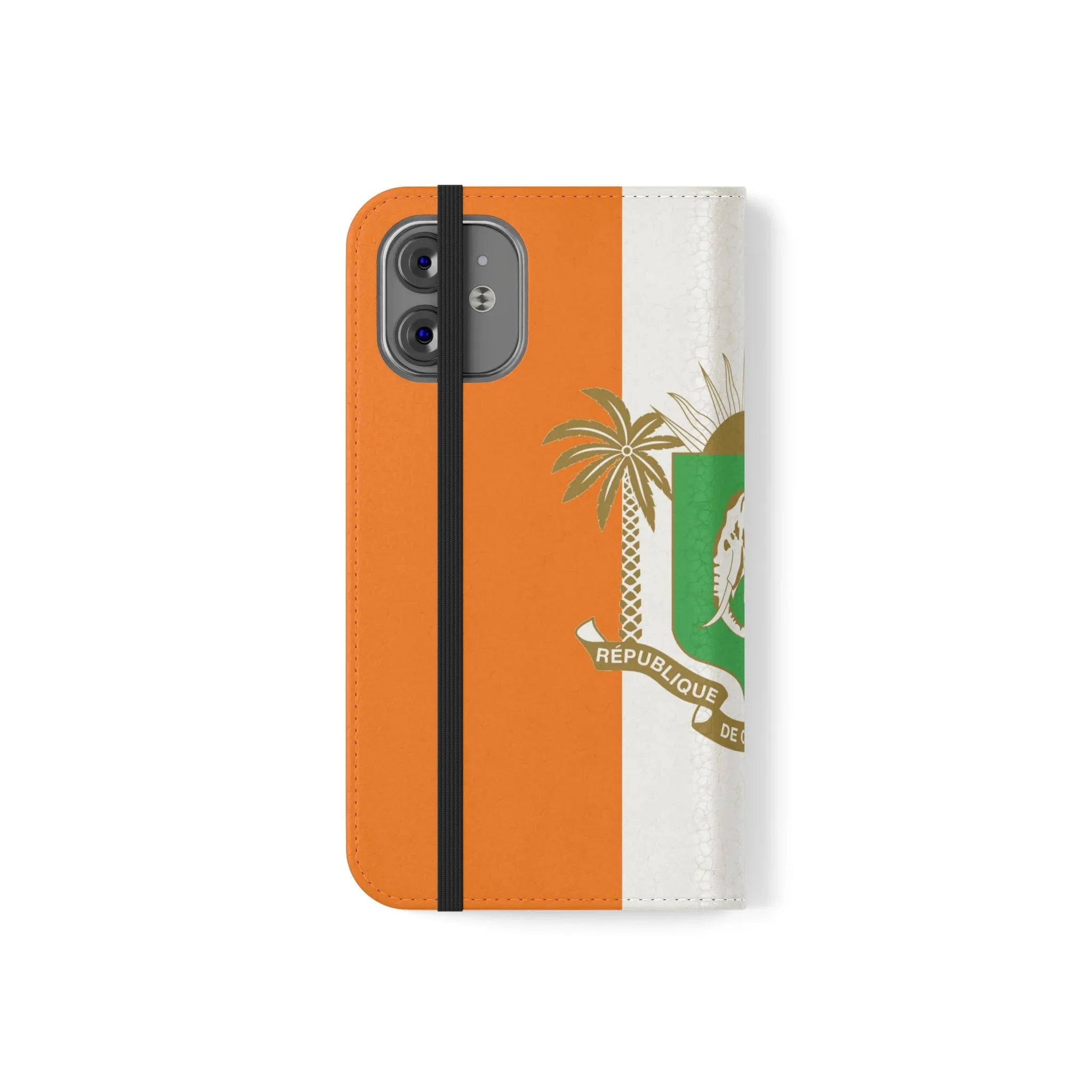 Ivory Coast Flag Flip Phone Case — Côte d&