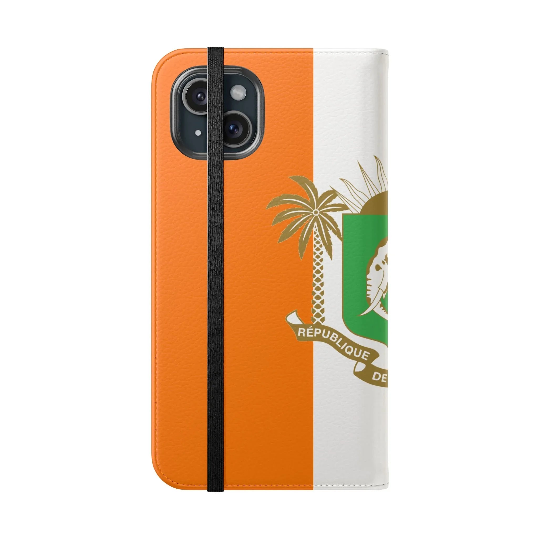 Ivory Coast Flag Flip Phone Case — Côte d&
