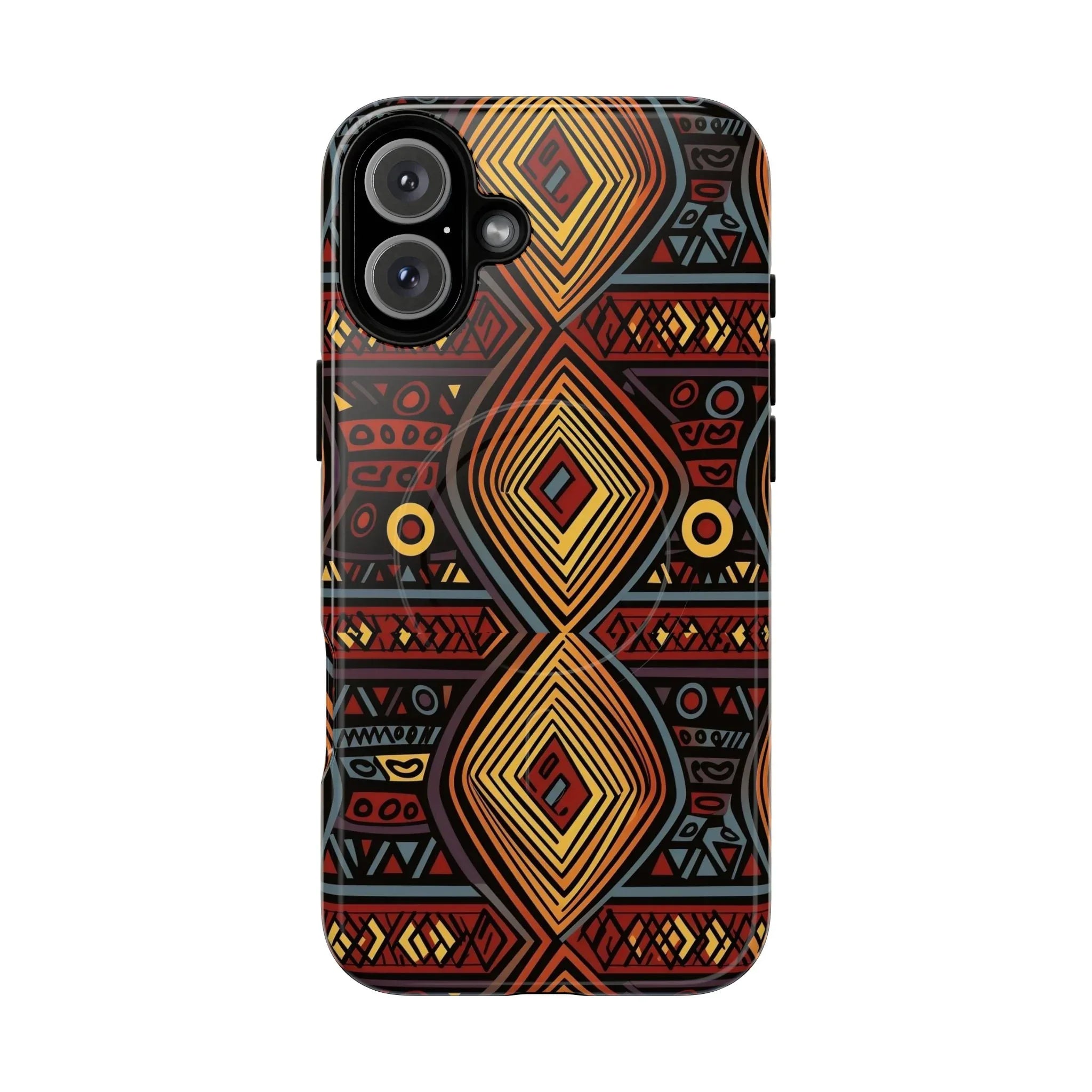 Tribal Geometric Tough Magnetic Phone Case - DiwaKi