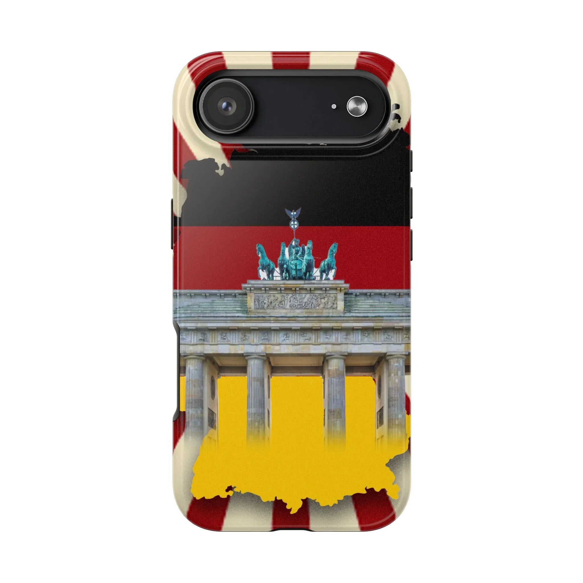 German Flag Brandenburger Gate Tough Phone Case – Berlin Landmark Protective Cover - DiwaKi