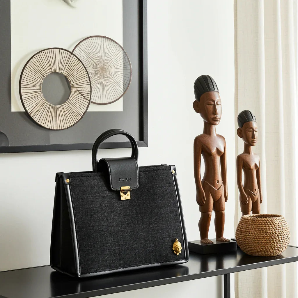 DiwaKi Sovereign Black Tote - DiwaKi