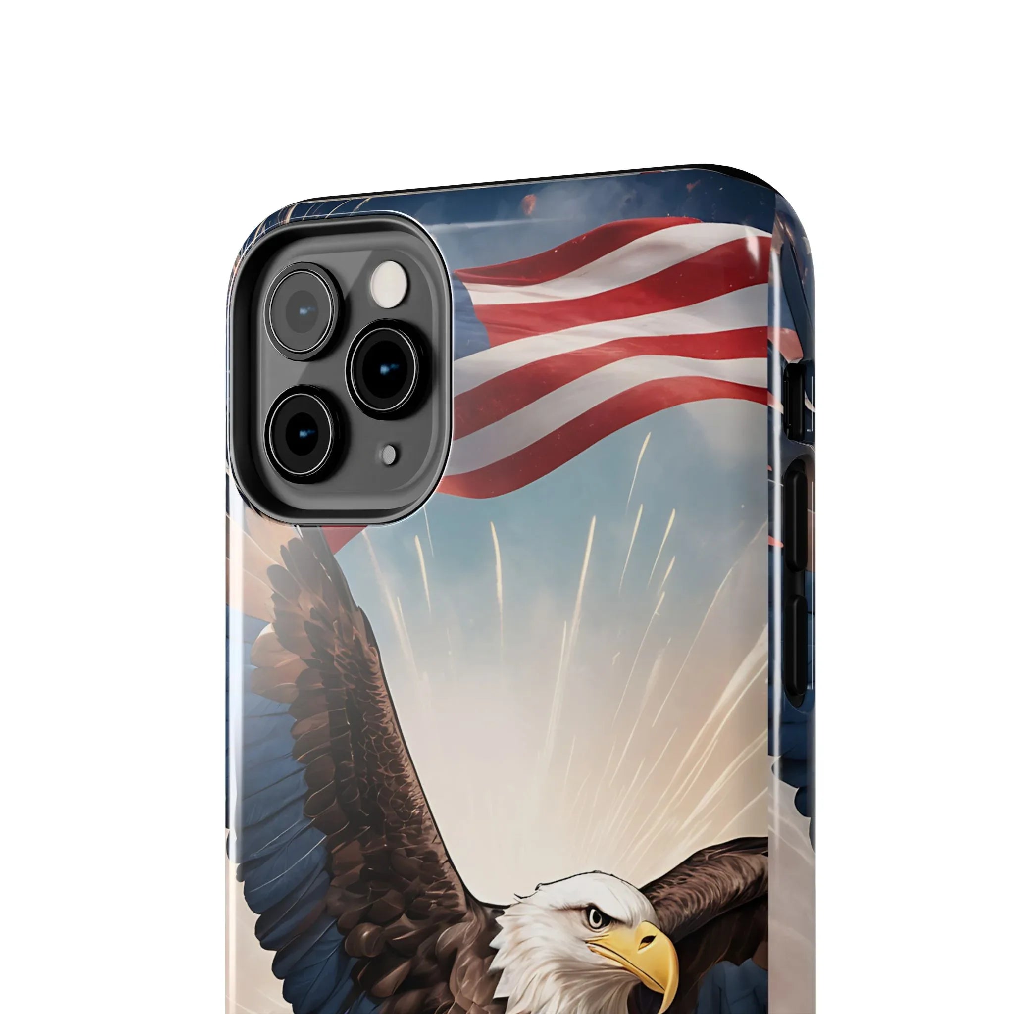Majestic Eagle Flag Phone Case - DiwaKi