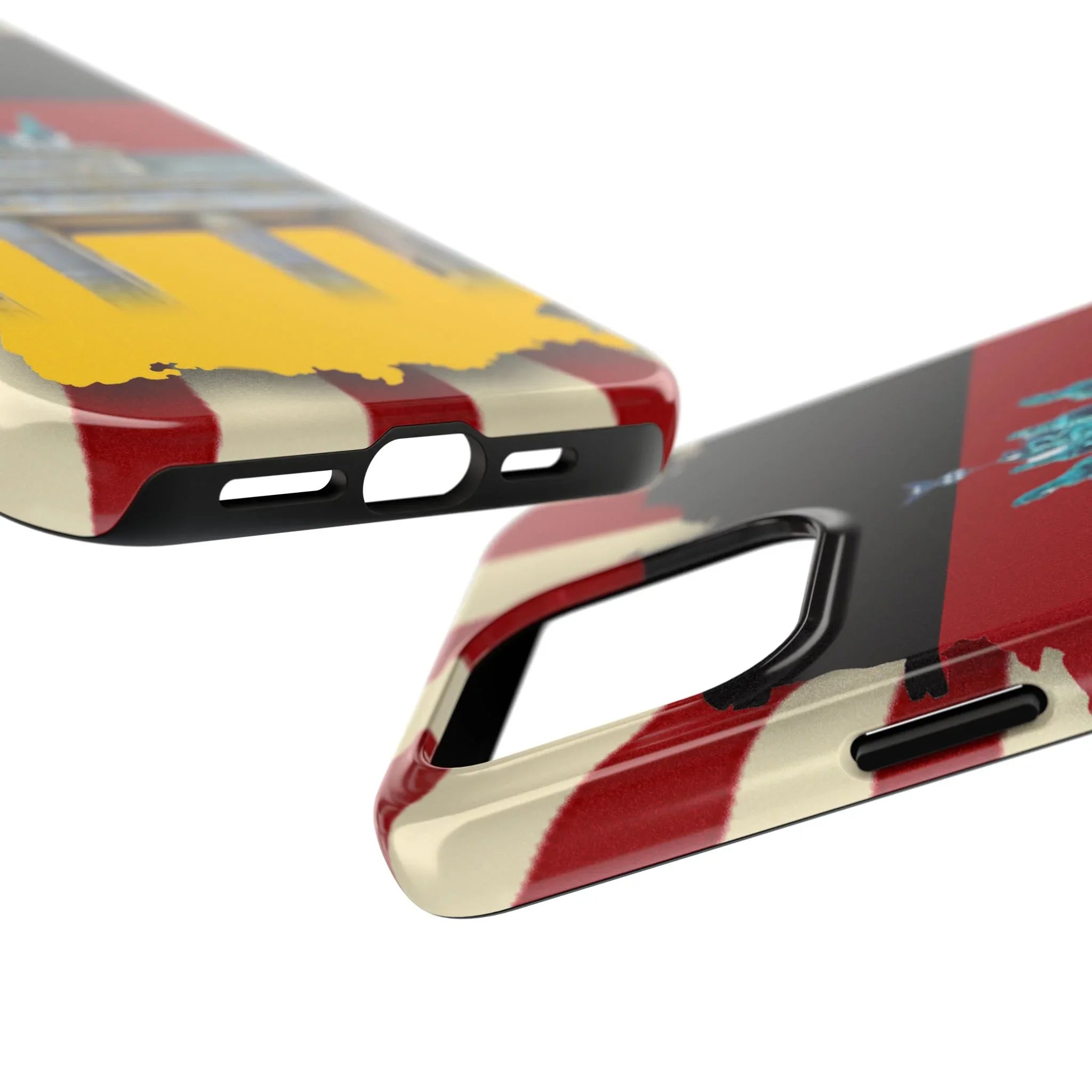 German Flag Brandenburger Gate Tough Phone Case – Berlin Landmark Protective Cover - DiwaKi