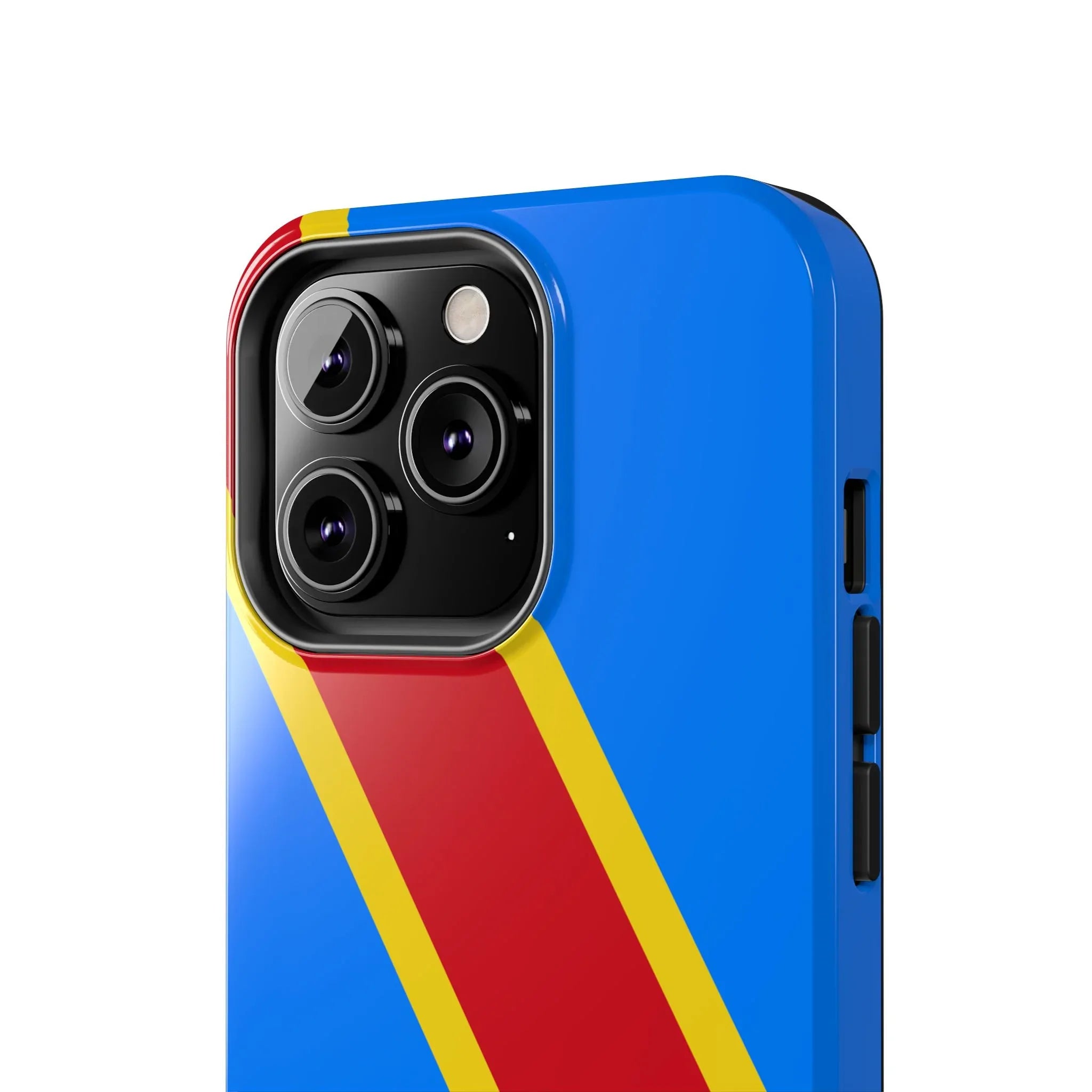 Democratic Republic of Congo Flag Tough Phone Case — Durable Protective Cover - DiwaKi