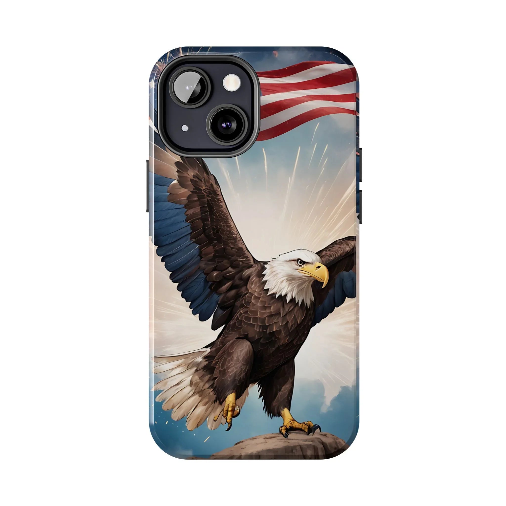 Majestic Eagle Flag Phone Case - DiwaKi